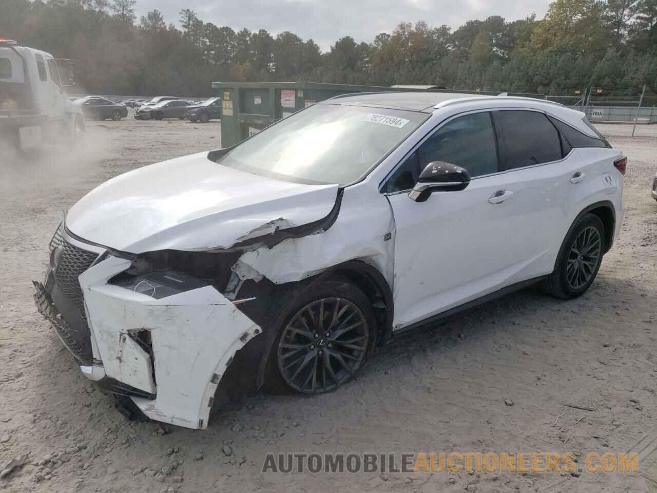 2T2ZZMCA1HC053425 LEXUS RX350 2017