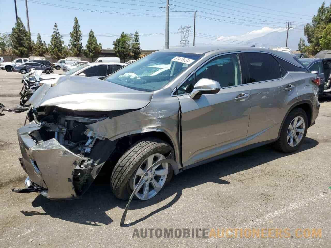 2T2ZZMCA1HC071004 LEXUS RX350 2017