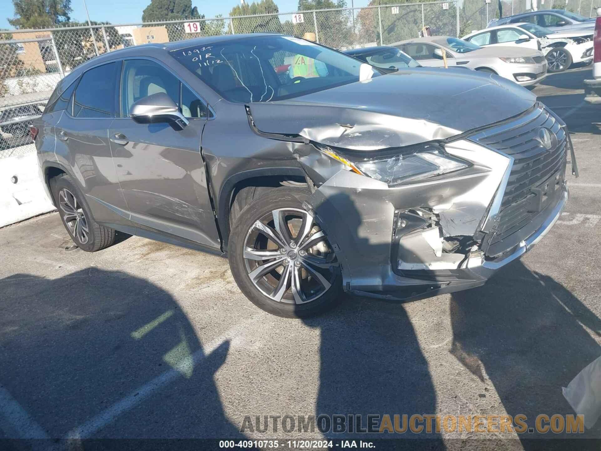 2T2ZZMCA1JC113452 LEXUS RX 2018