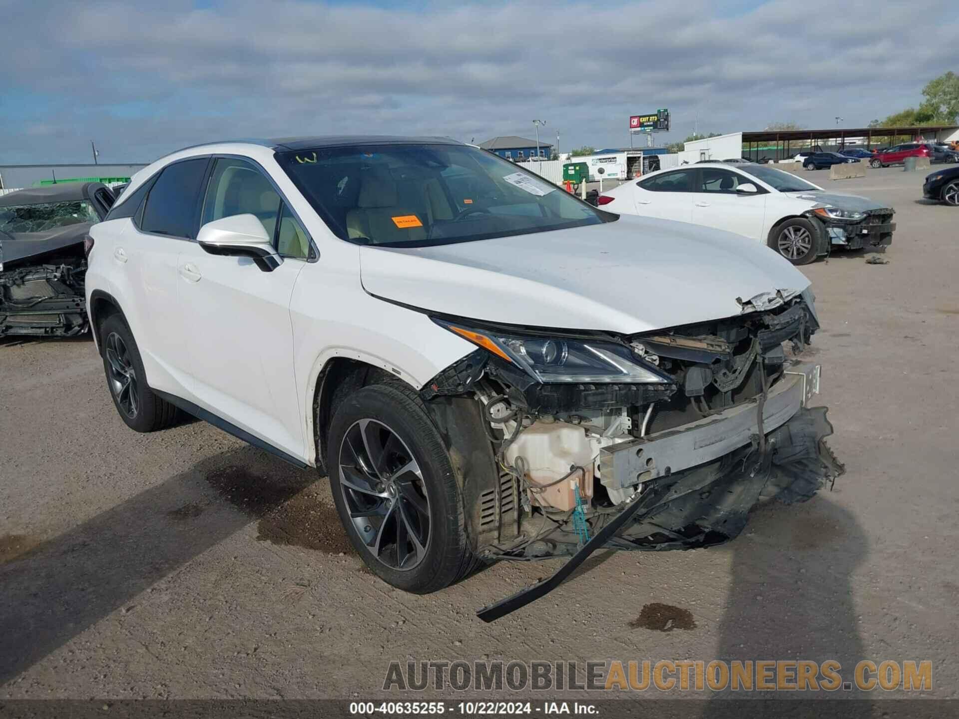 2T2ZZMCA2GC009304 LEXUS RX 350 2016