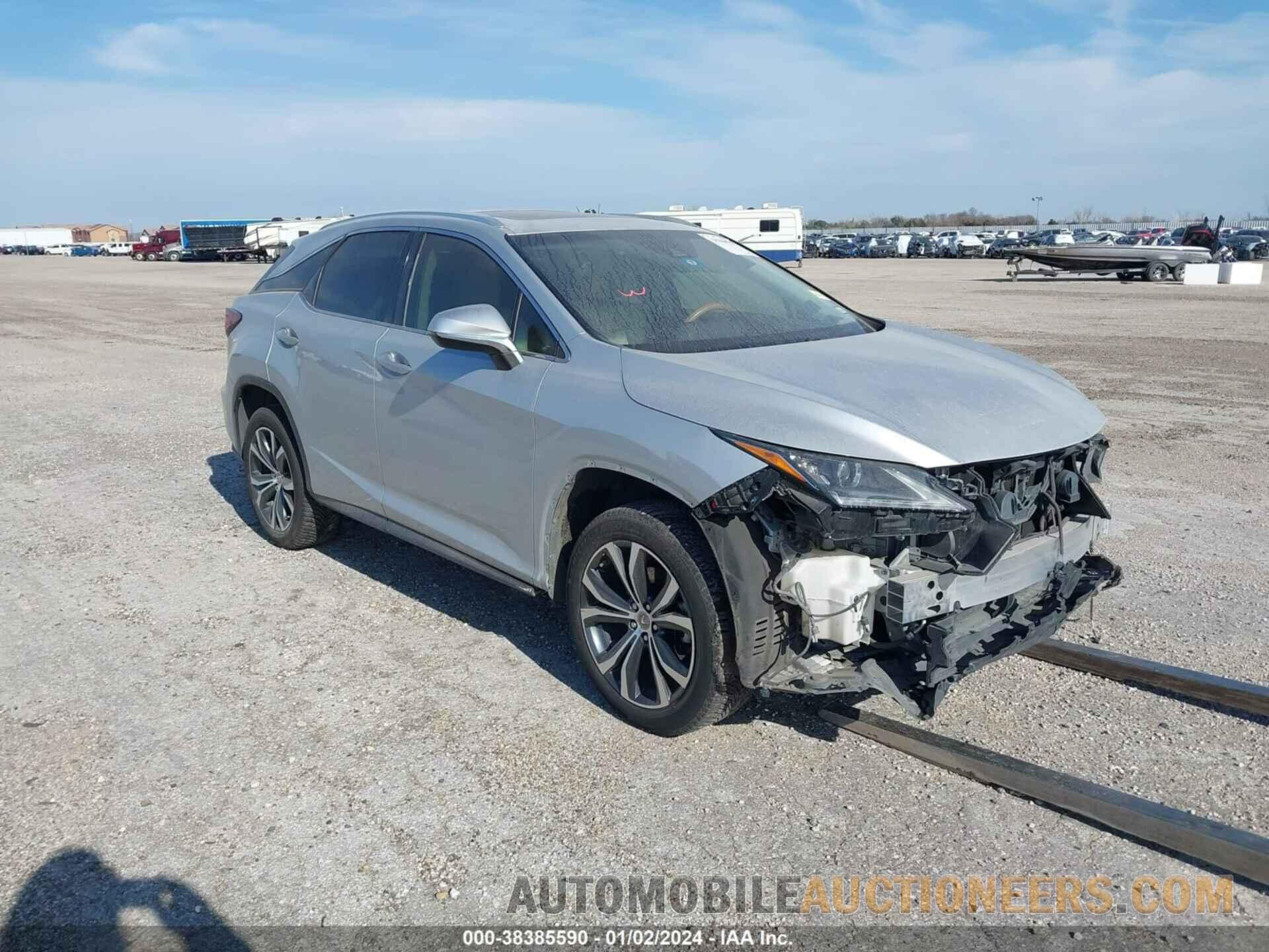 2T2ZZMCA2HC073036 LEXUS RX 350 2017