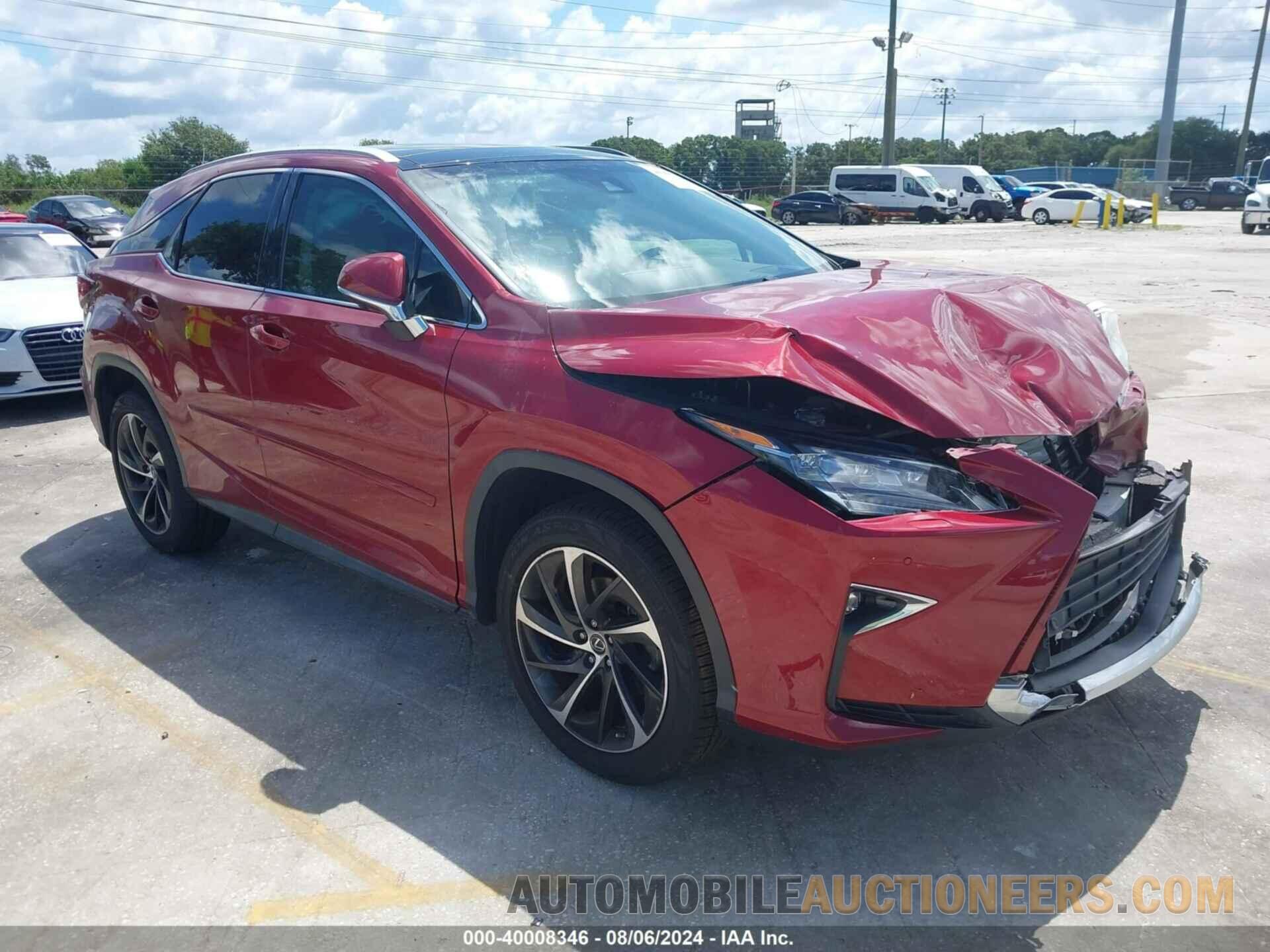 2T2ZZMCA2JC105845 LEXUS RX 350 2018