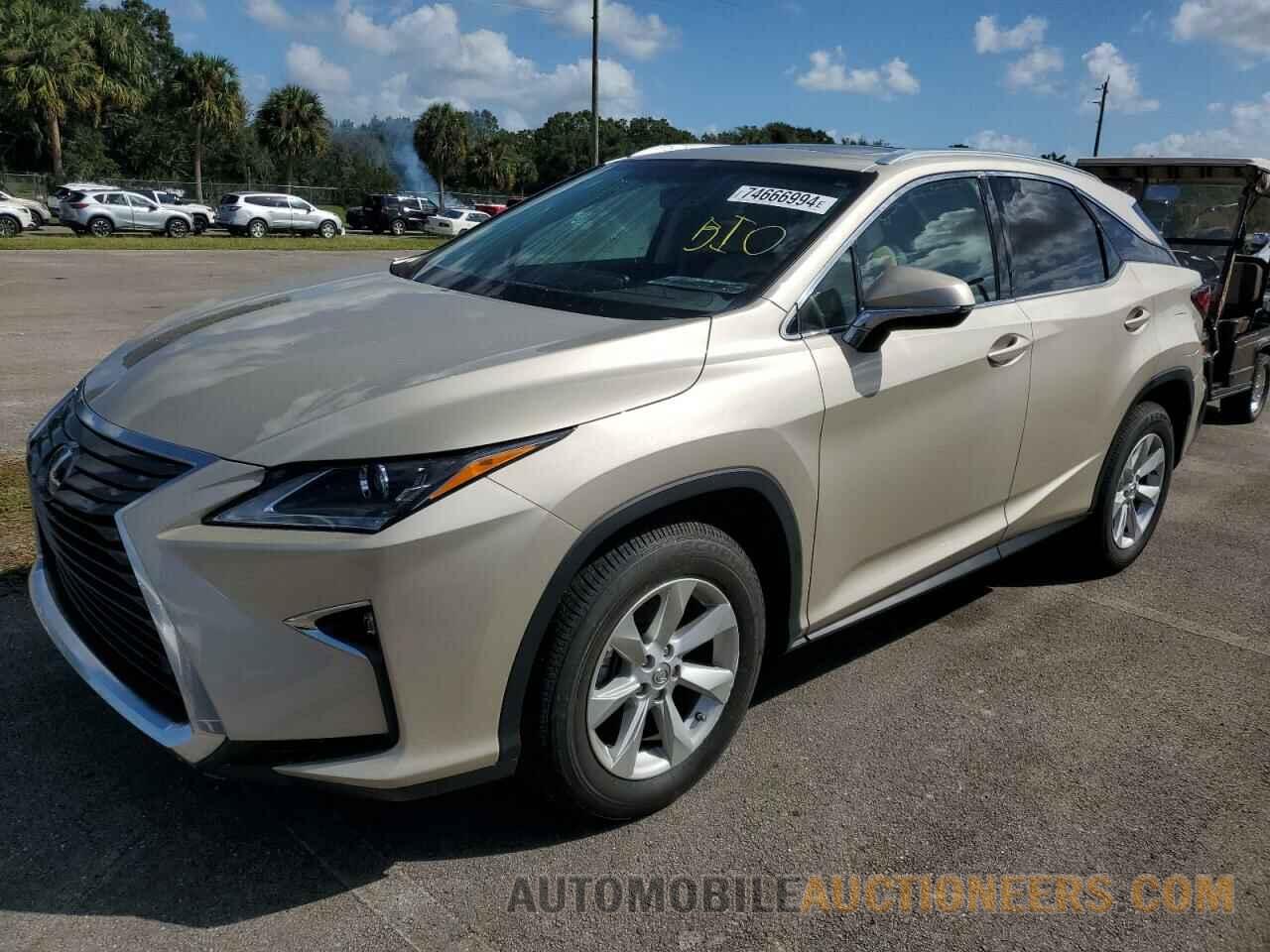 2T2ZZMCA3GC002684 LEXUS RX350 2016