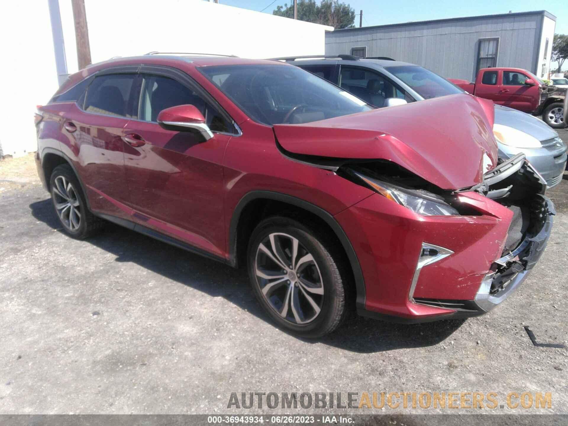 2T2ZZMCA3GC006041 LEXUS RX 350 2016