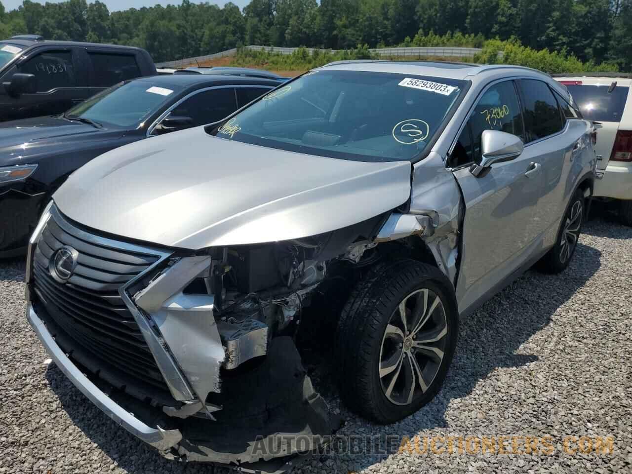 2T2ZZMCA4GC002063 LEXUS RX350 2016