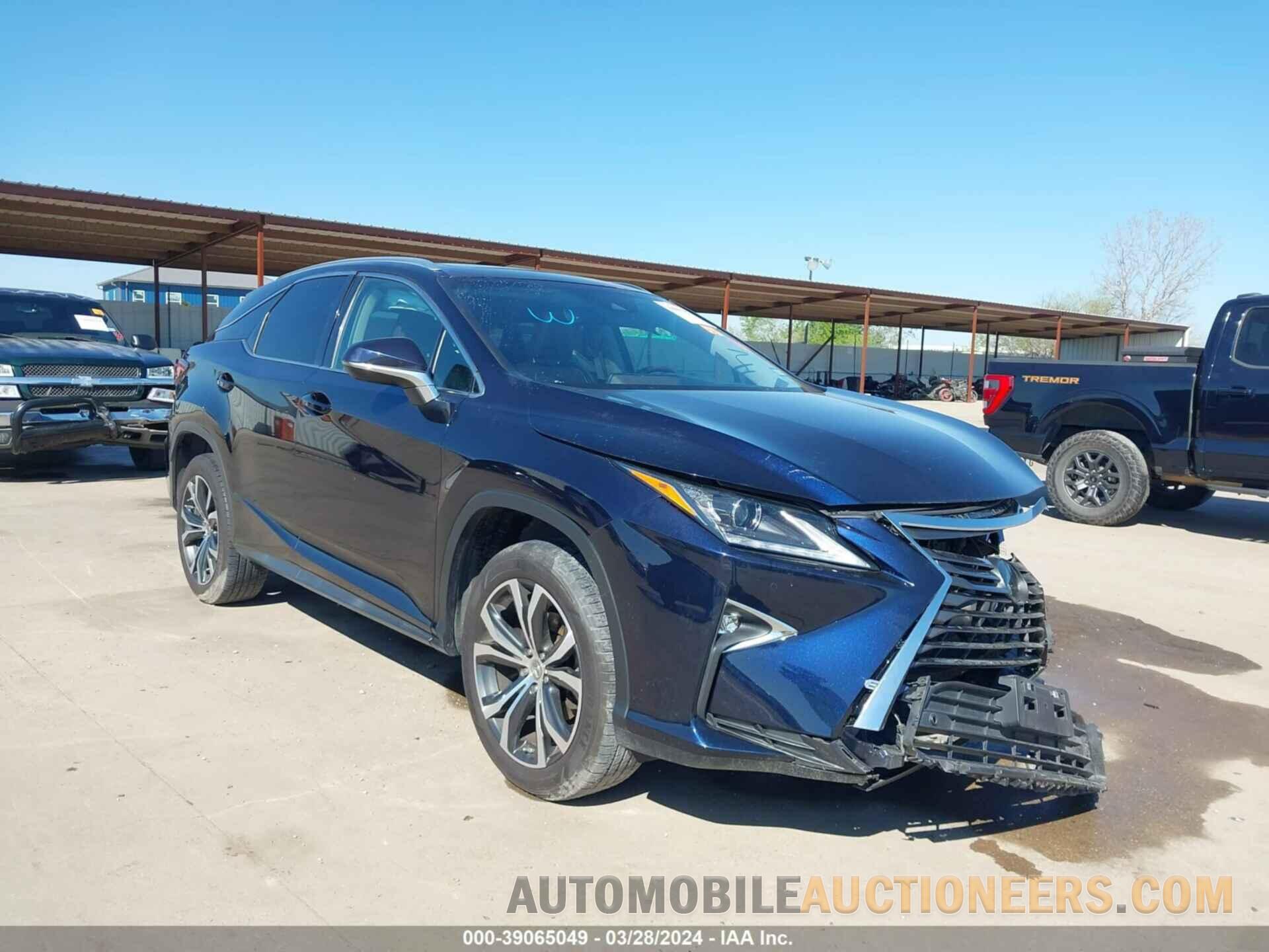 2T2ZZMCA4GC014584 LEXUS RX 2016