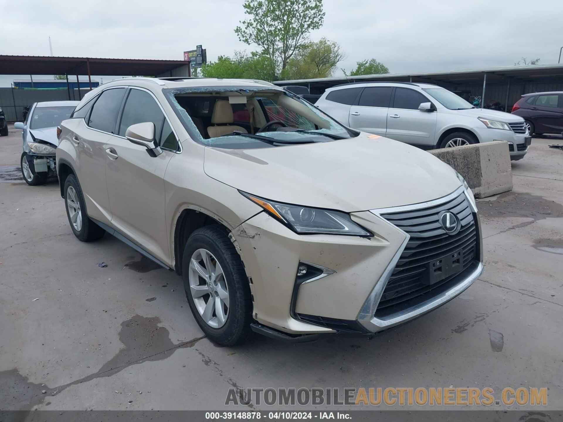 2T2ZZMCA4GC018537 LEXUS RX 350 2016