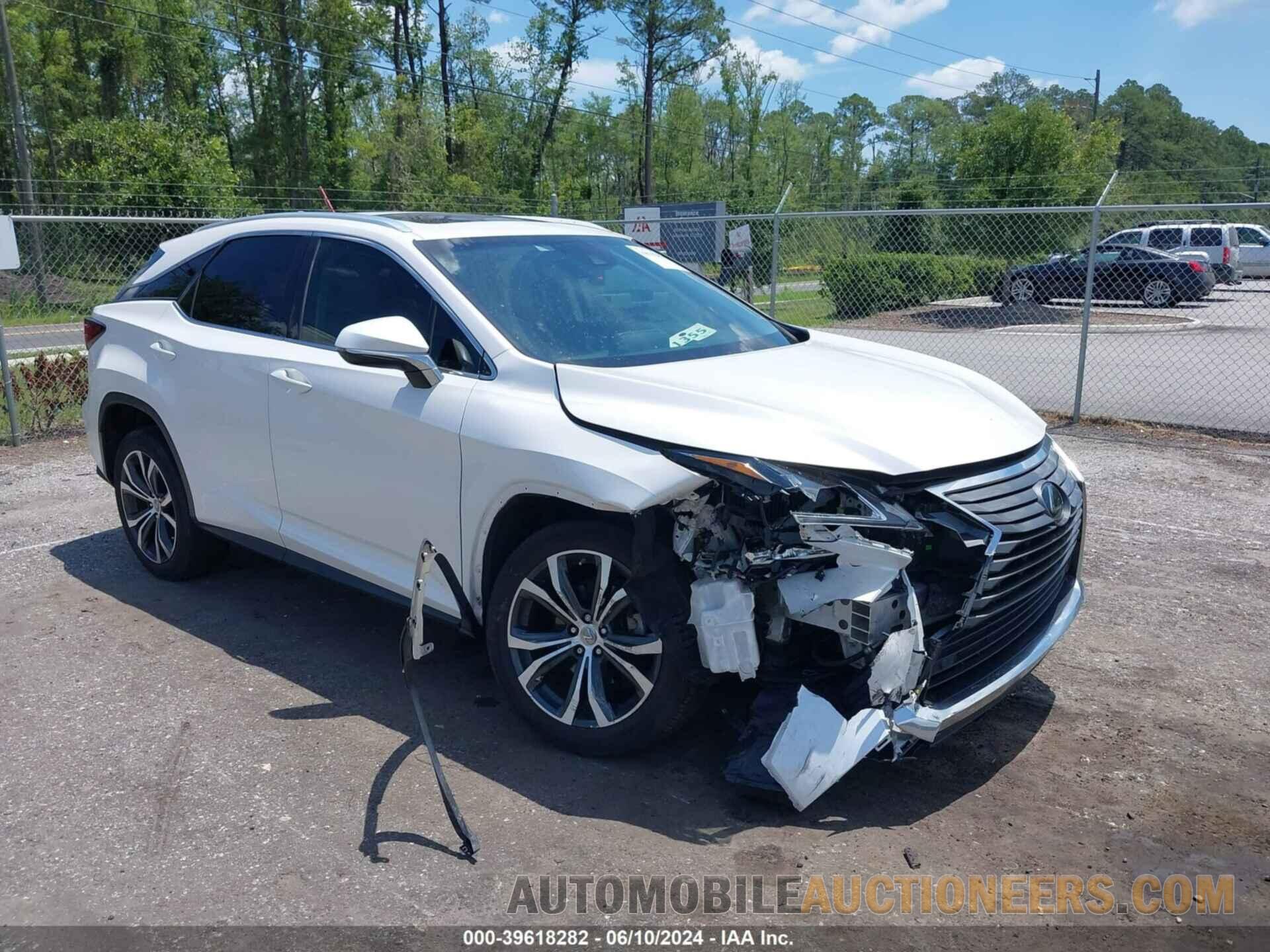 2T2ZZMCA4HC070395 LEXUS RX 350 2017