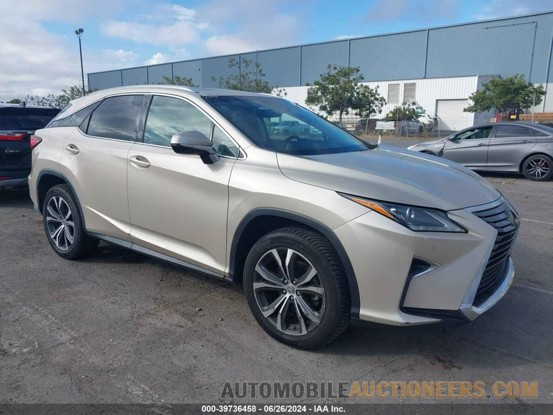 2T2ZZMCA4HC075967 LEXUS RX 2017