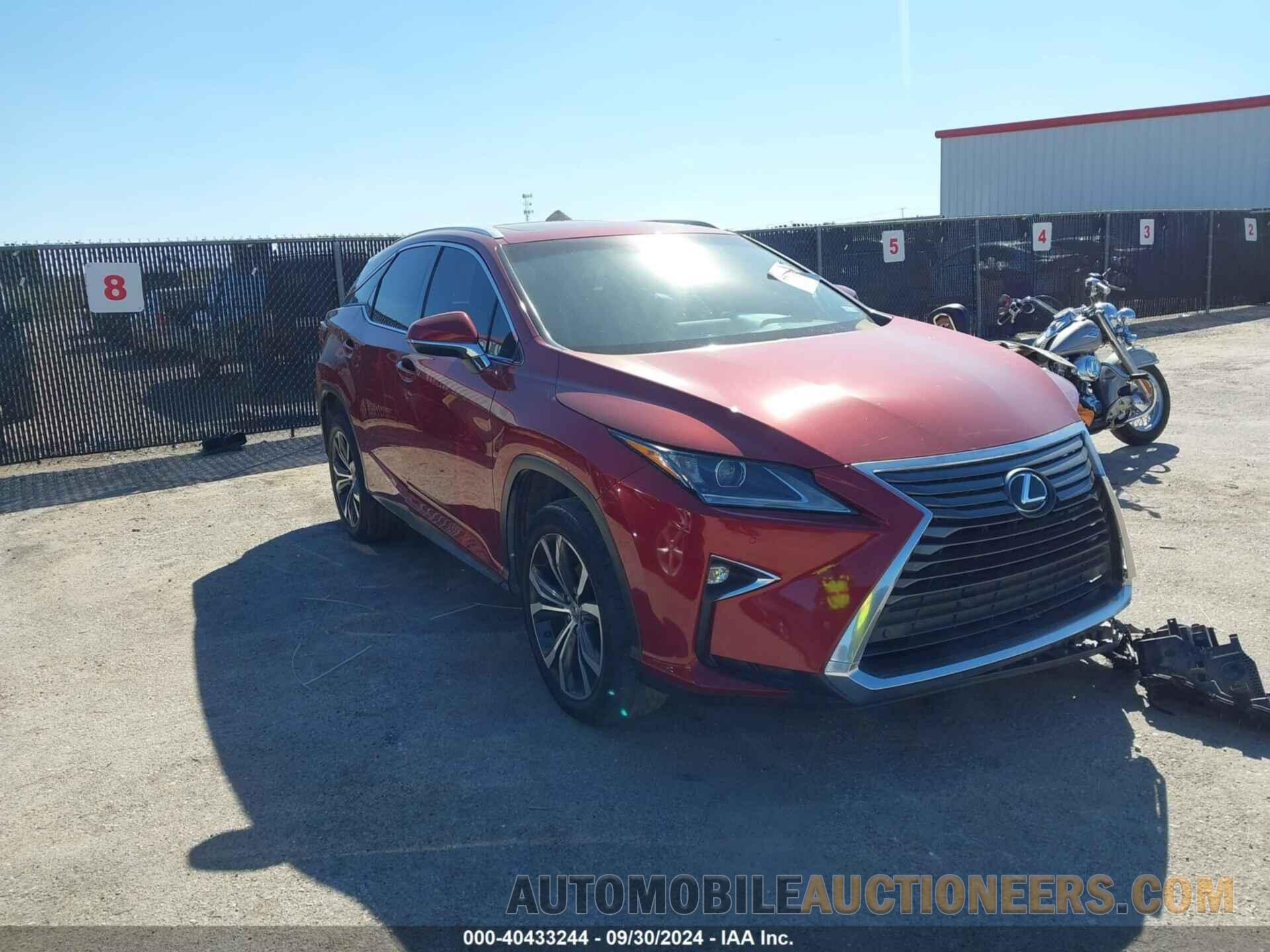 2T2ZZMCA5GC001102 LEXUS RX 350 2016