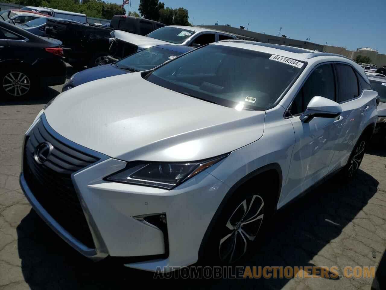 2T2ZZMCA6GC001402 LEXUS RX350 2016