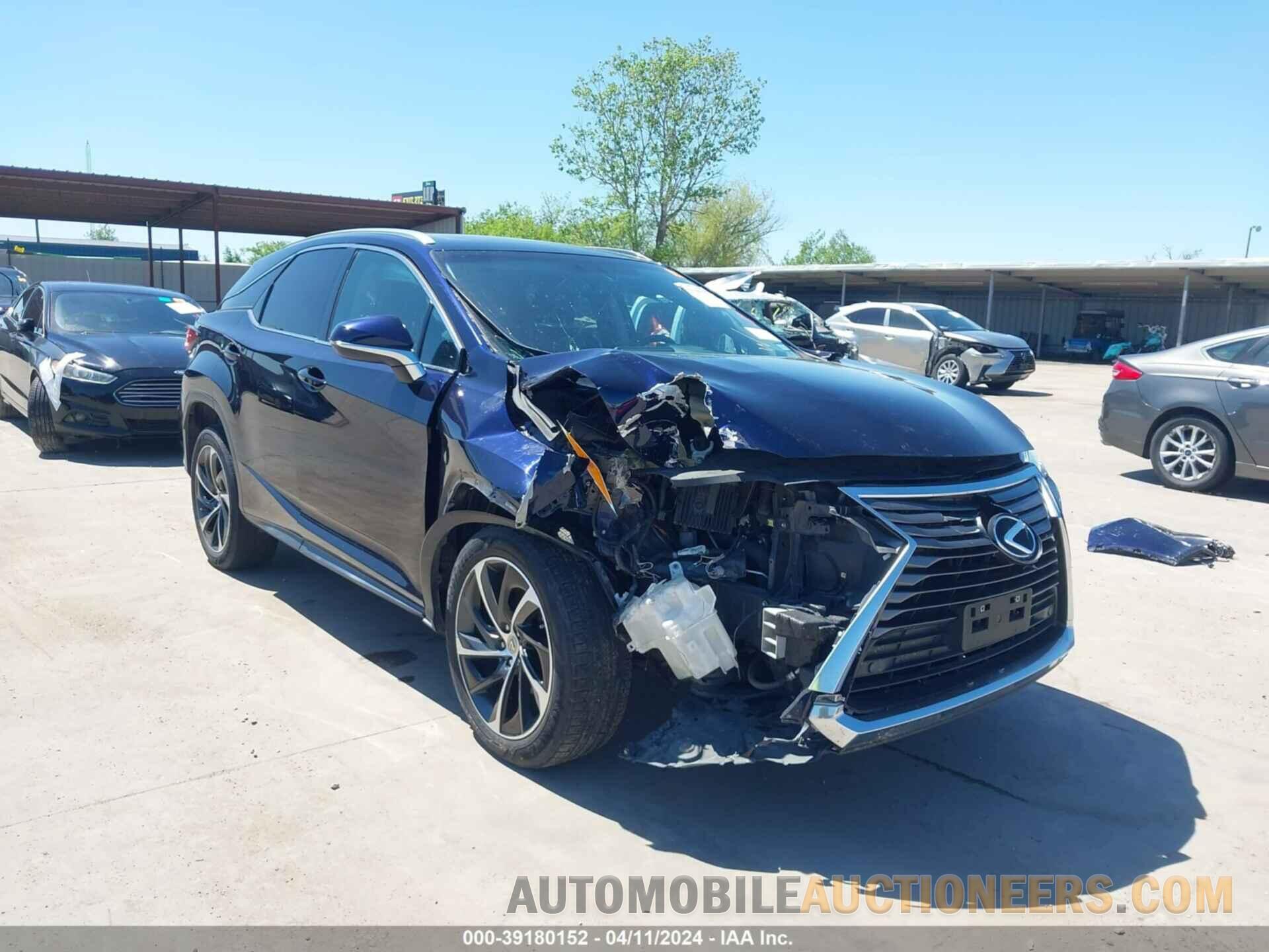 2T2ZZMCA6GC020158 LEXUS RX 2016