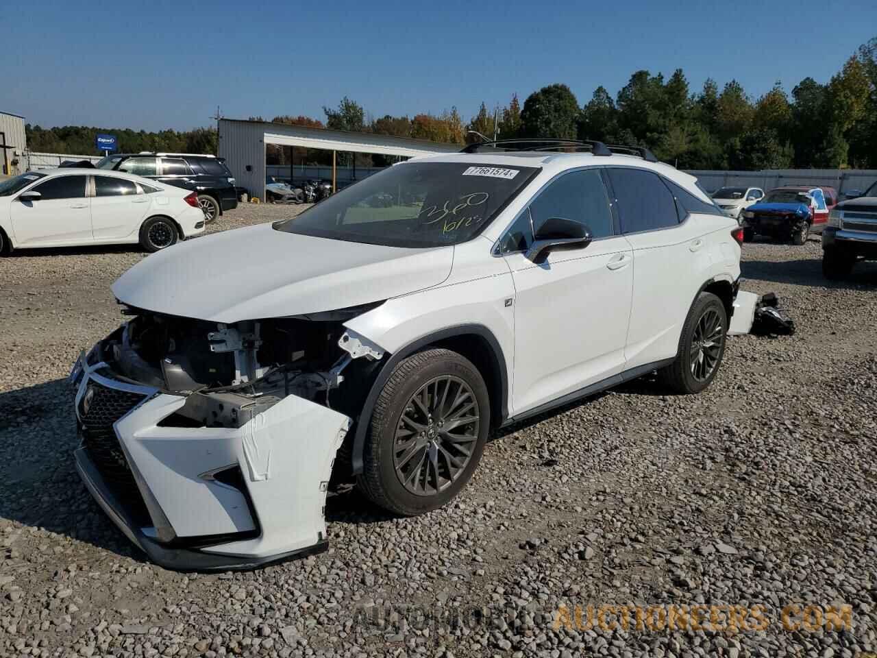 2T2ZZMCA6HC058801 LEXUS RX350 2017