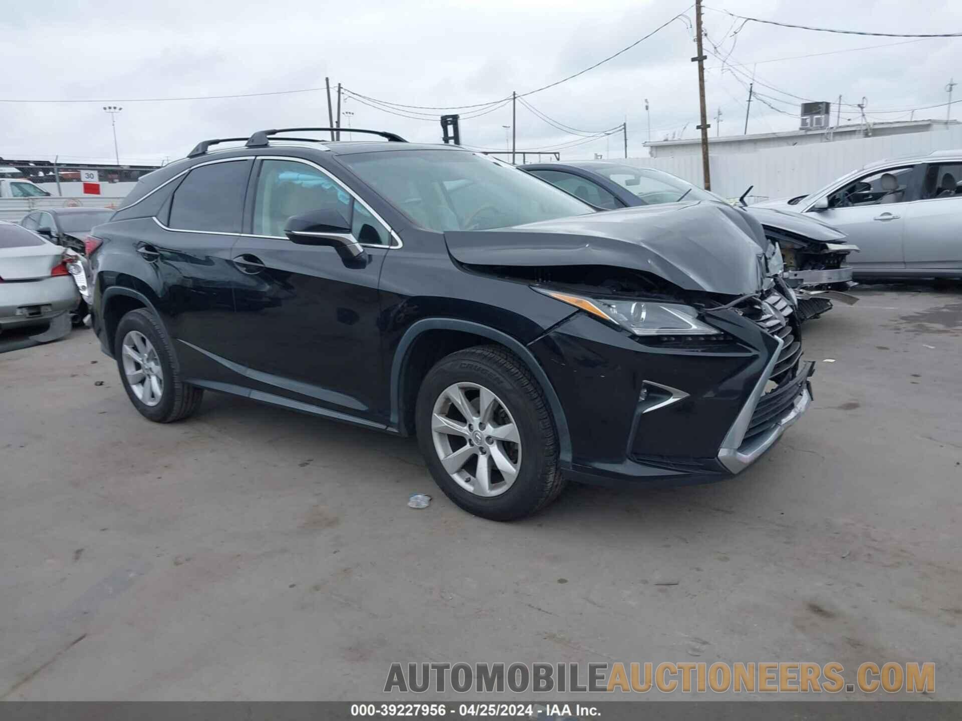 2T2ZZMCA7GC013803 LEXUS RX 350 2016