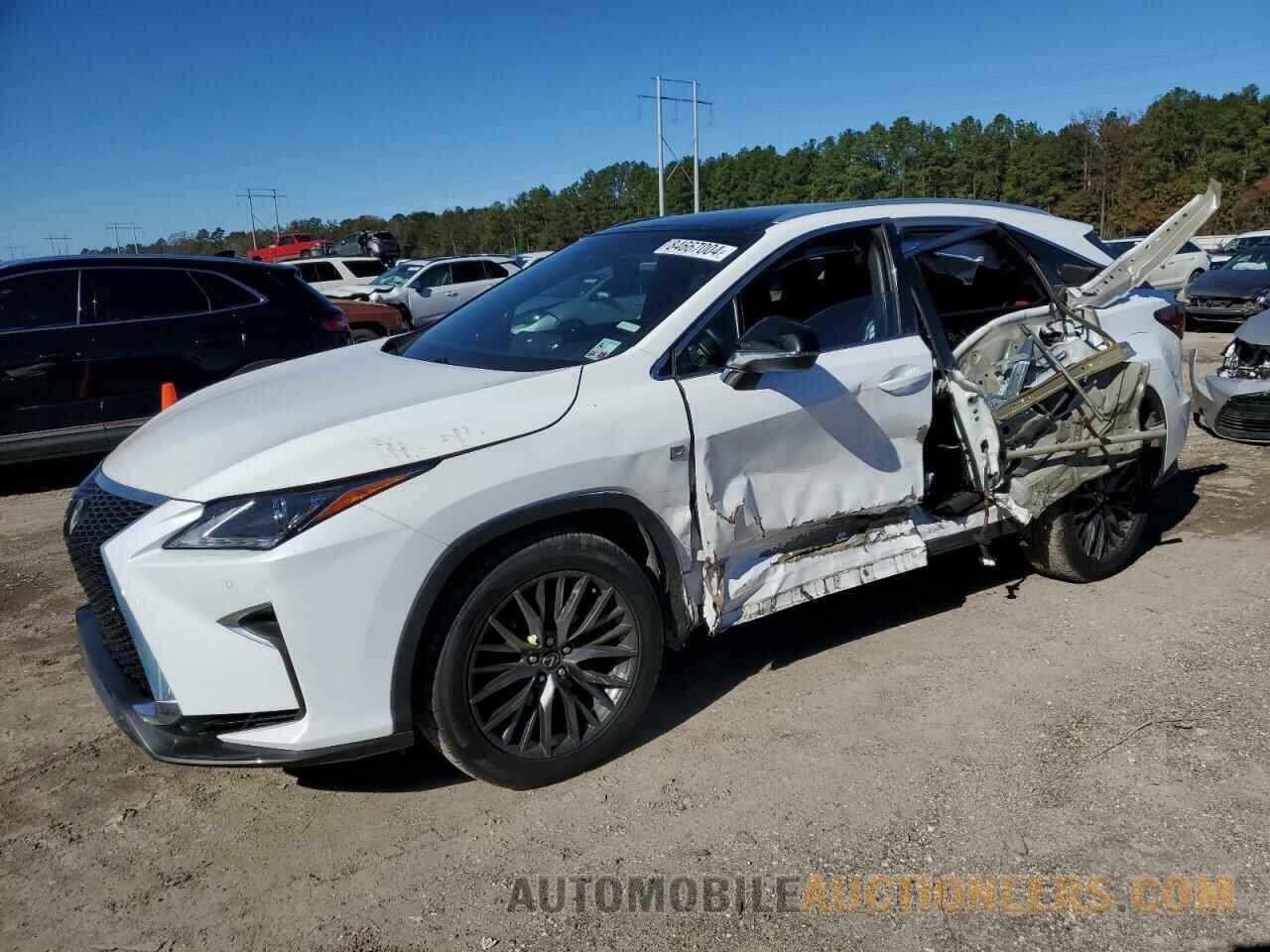 2T2ZZMCA7HC036483 LEXUS RX350 2017