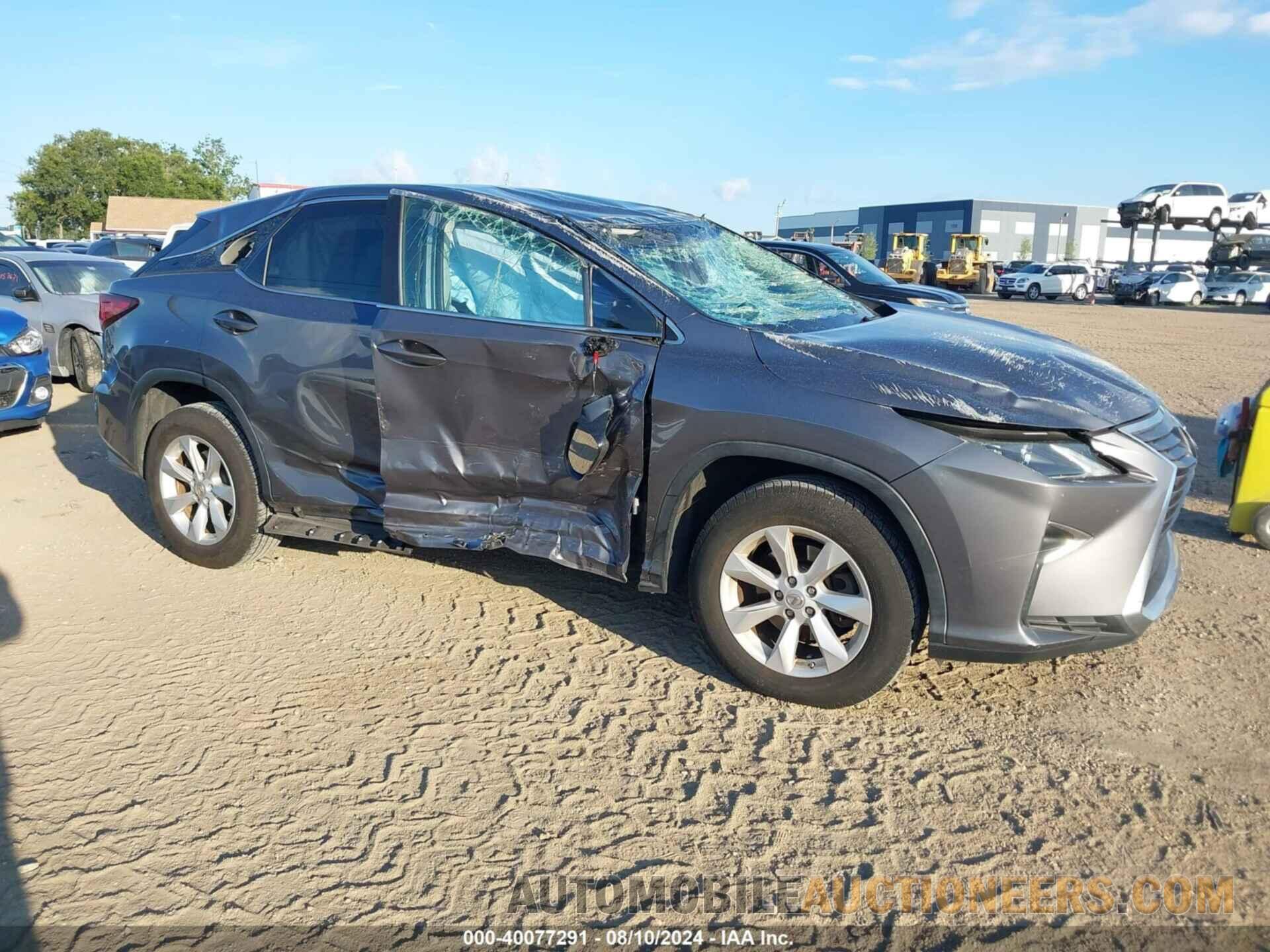 2T2ZZMCA7HC040324 LEXUS RX 2017