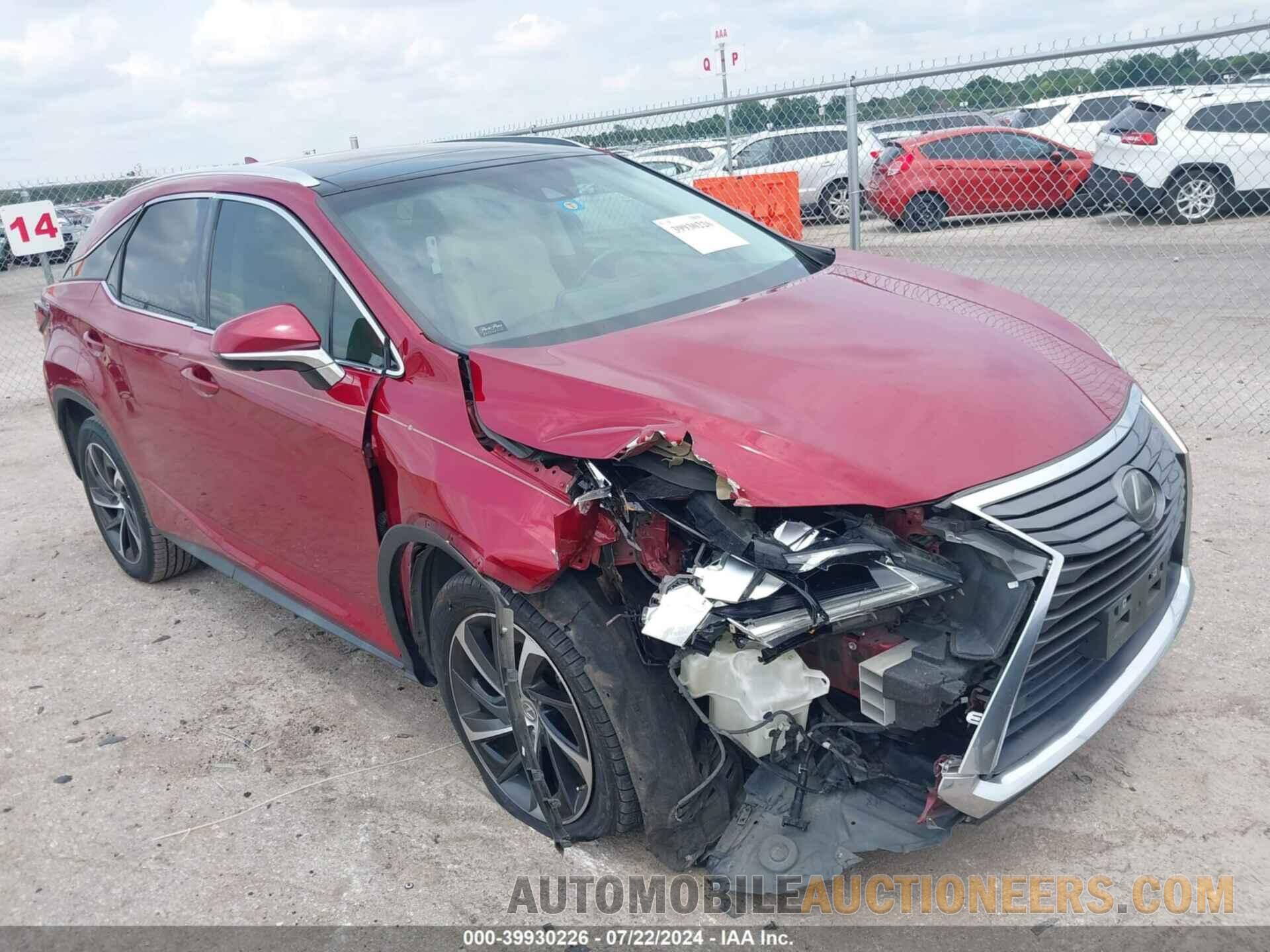 2T2ZZMCA7HC041103 LEXUS RX 350 2017