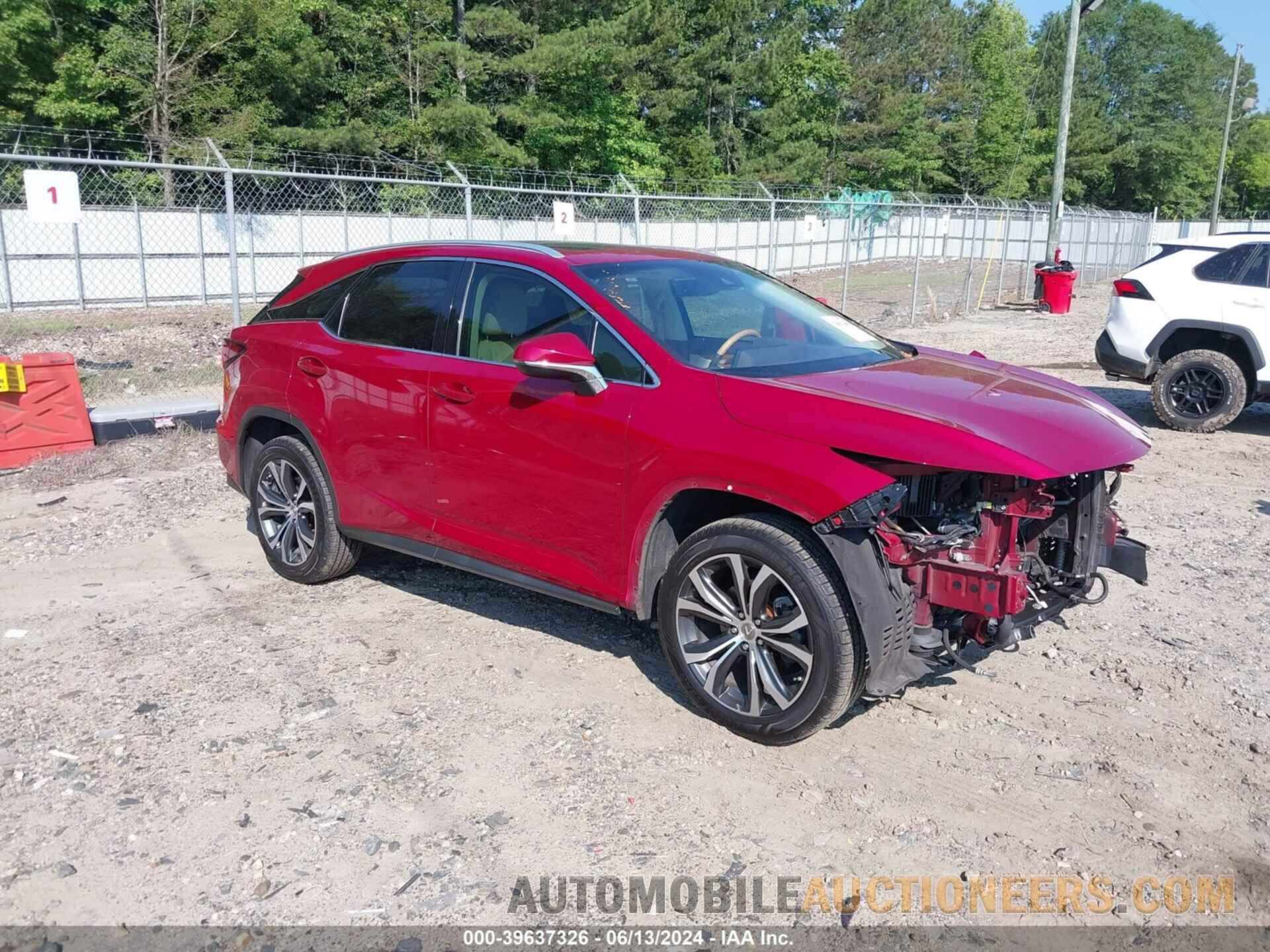 2T2ZZMCA7HC089216 LEXUS RX 350 2017