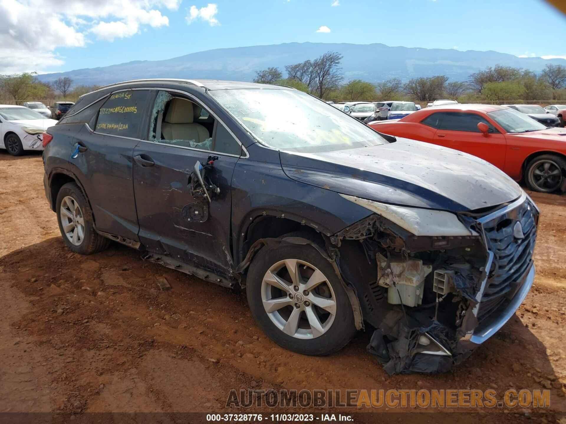 2T2ZZMCA8GC001885 LEXUS RX 350 2016