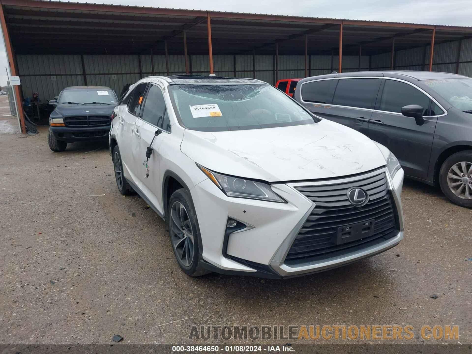 2T2ZZMCA8GC009324 LEXUS RX 350 2016