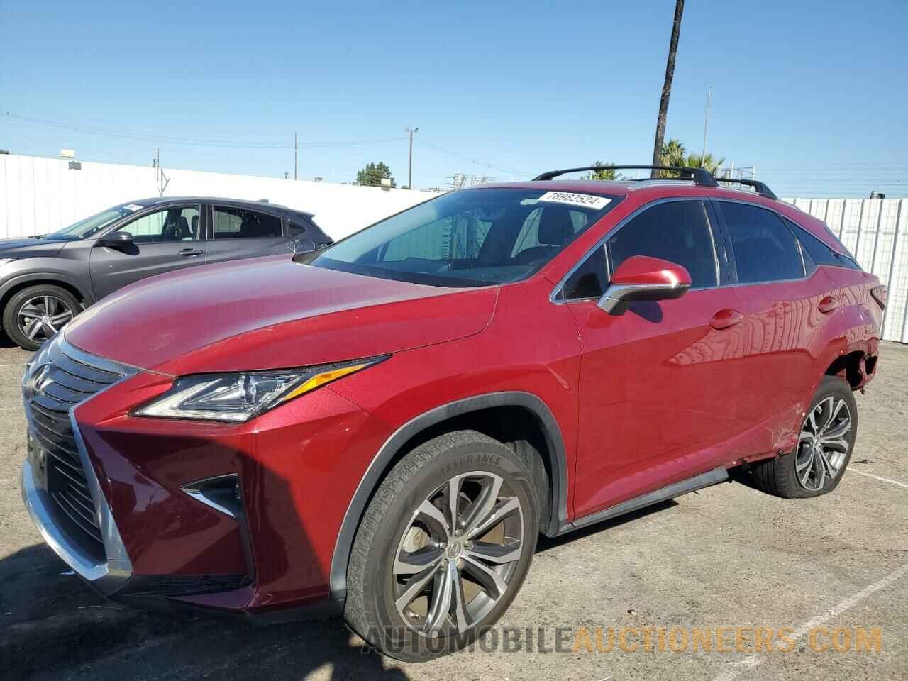 2T2ZZMCA8GC011025 LEXUS RX350 2016