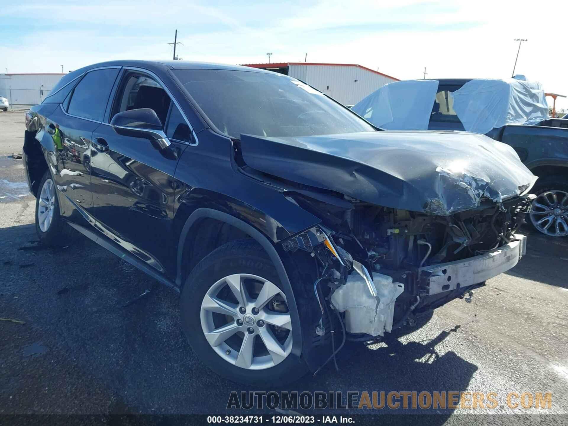 2T2ZZMCA8GC033025 LEXUS RX 2016