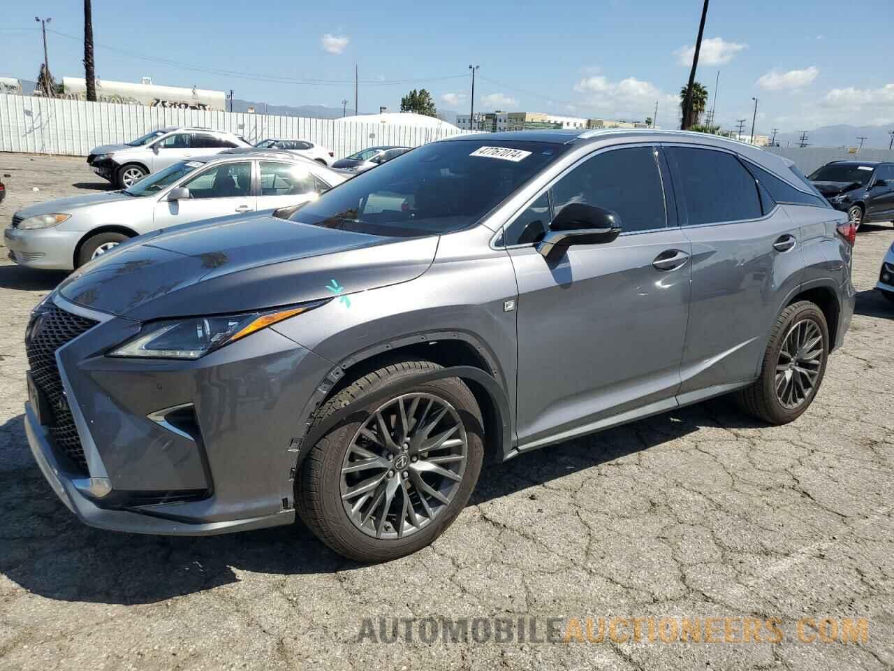 2T2ZZMCA8HC070240 LEXUS RX350 2017