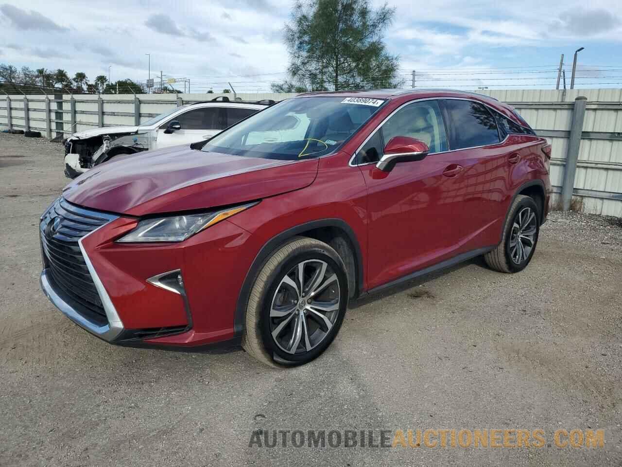 2T2ZZMCA8HC074482 LEXUS RX350 2017