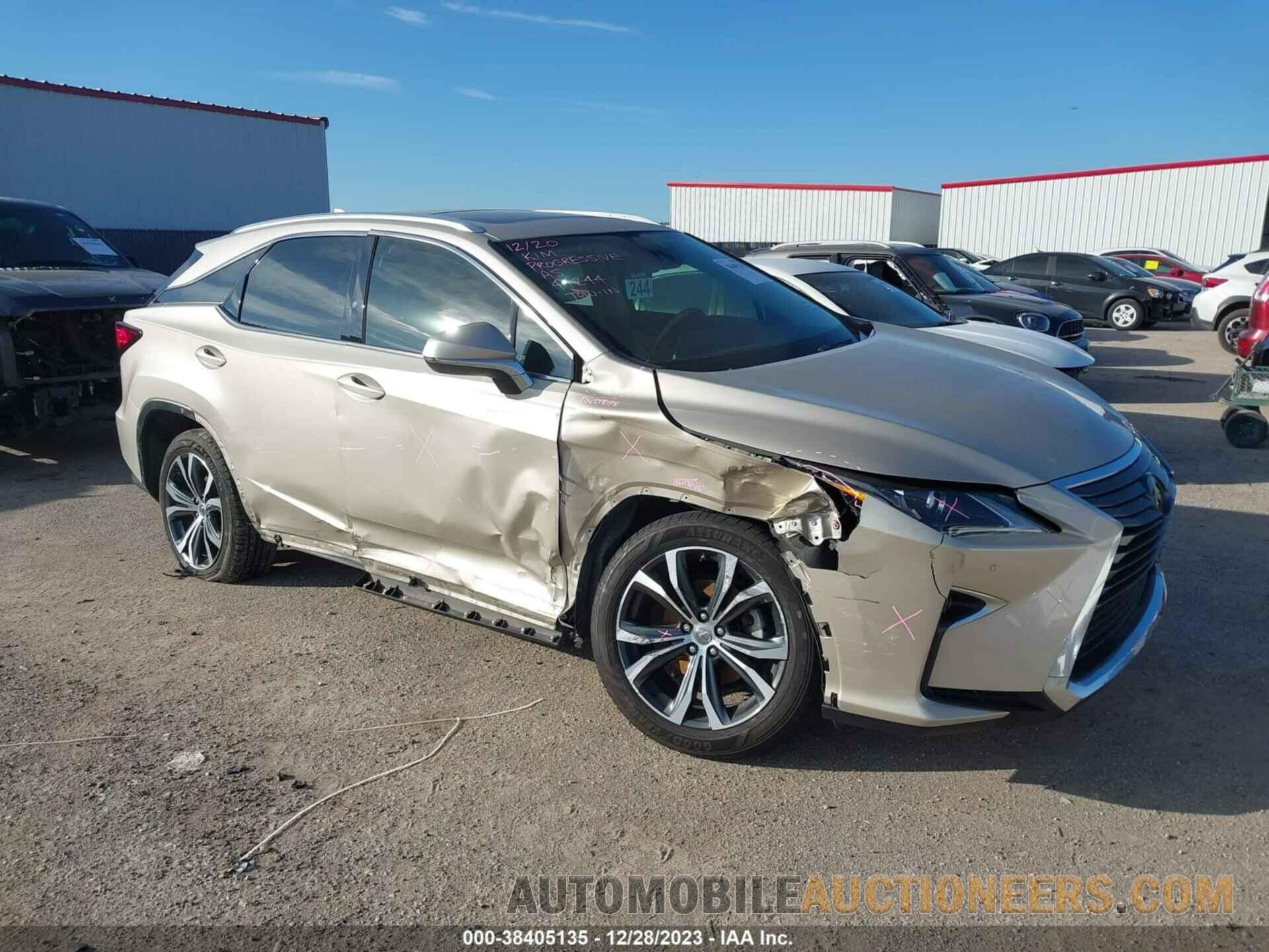 2T2ZZMCA8HC076779 LEXUS RX 350 2017