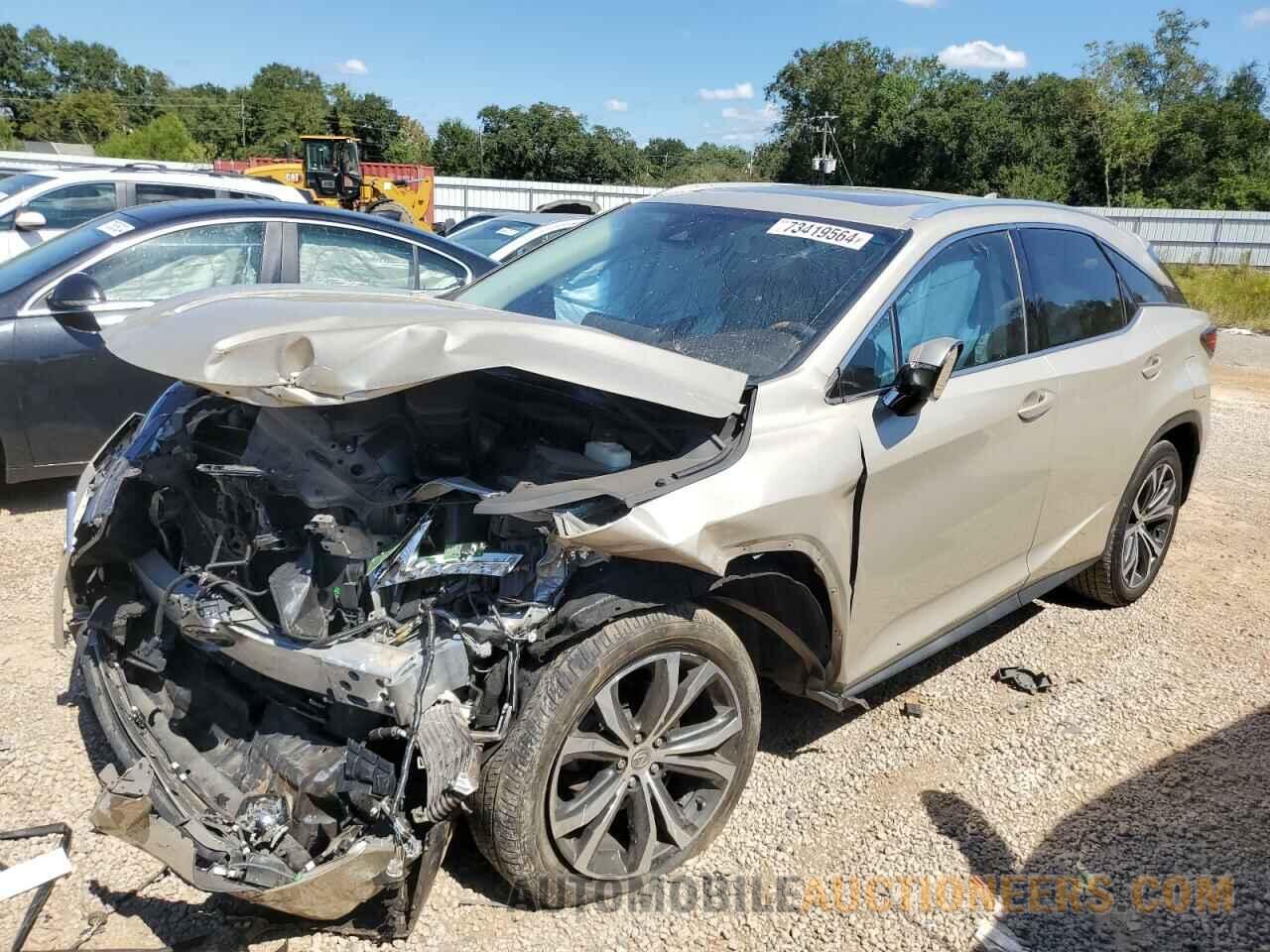 2T2ZZMCA8HC083053 LEXUS RX350 2017