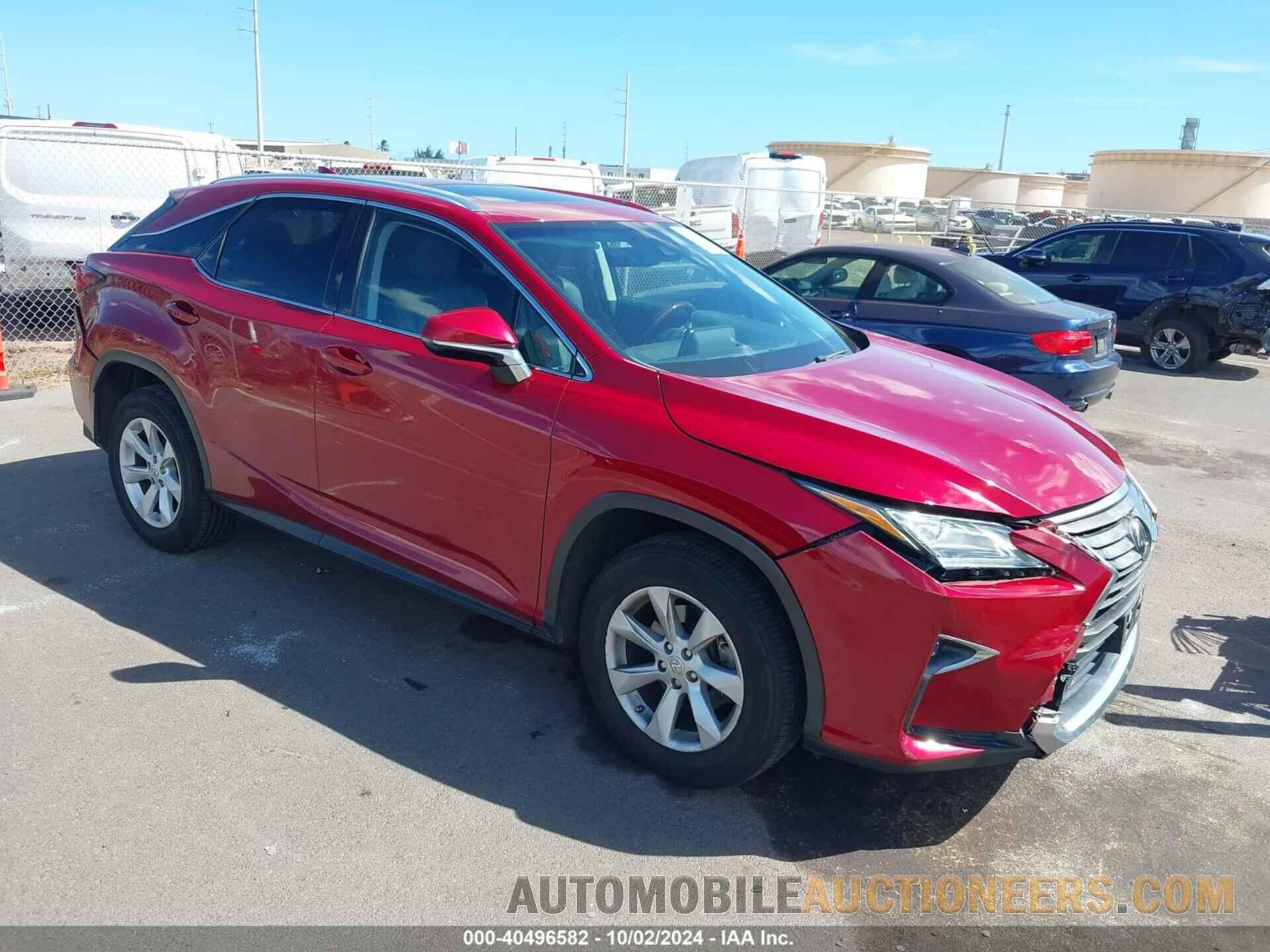 2T2ZZMCA8HC090486 LEXUS RX 350 2017