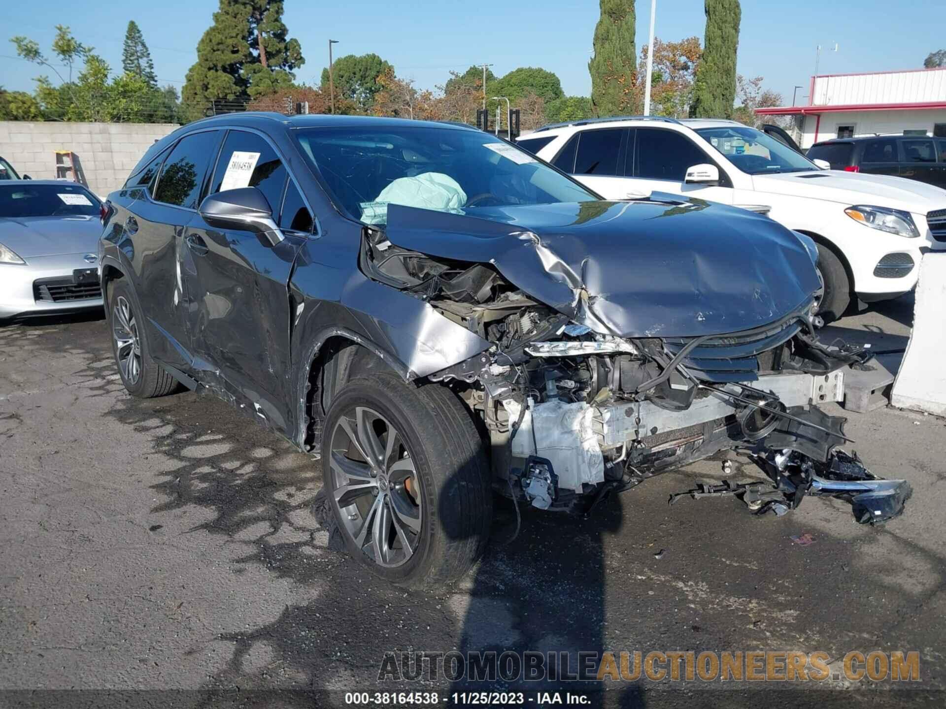 2T2ZZMCA8HC092285 LEXUS RX 350 2017