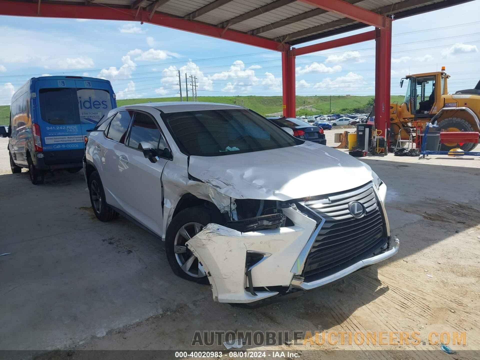 2T2ZZMCA8JC107082 LEXUS RX 350 2018