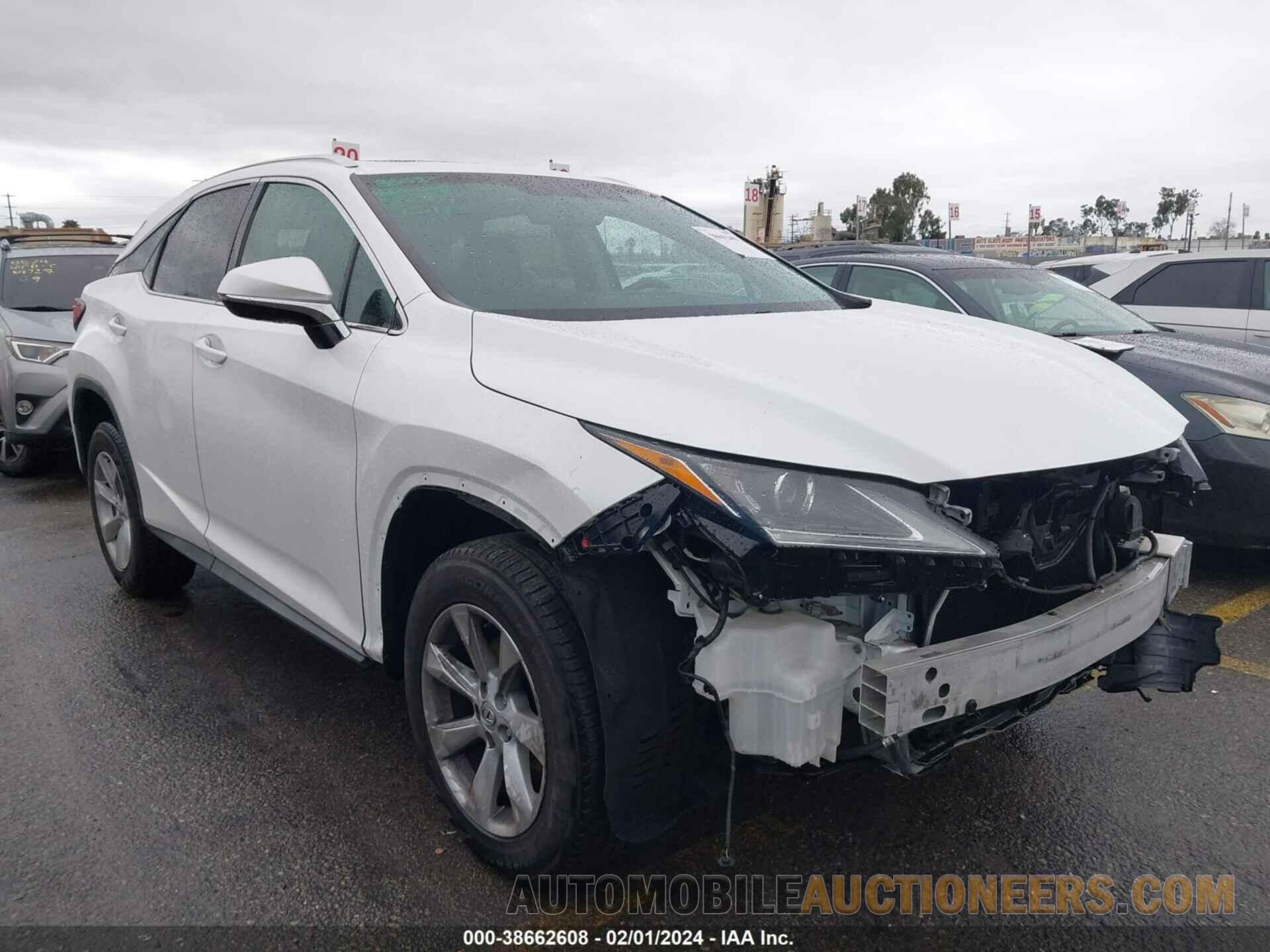 2T2ZZMCA9GC021112 LEXUS RX 350 2016