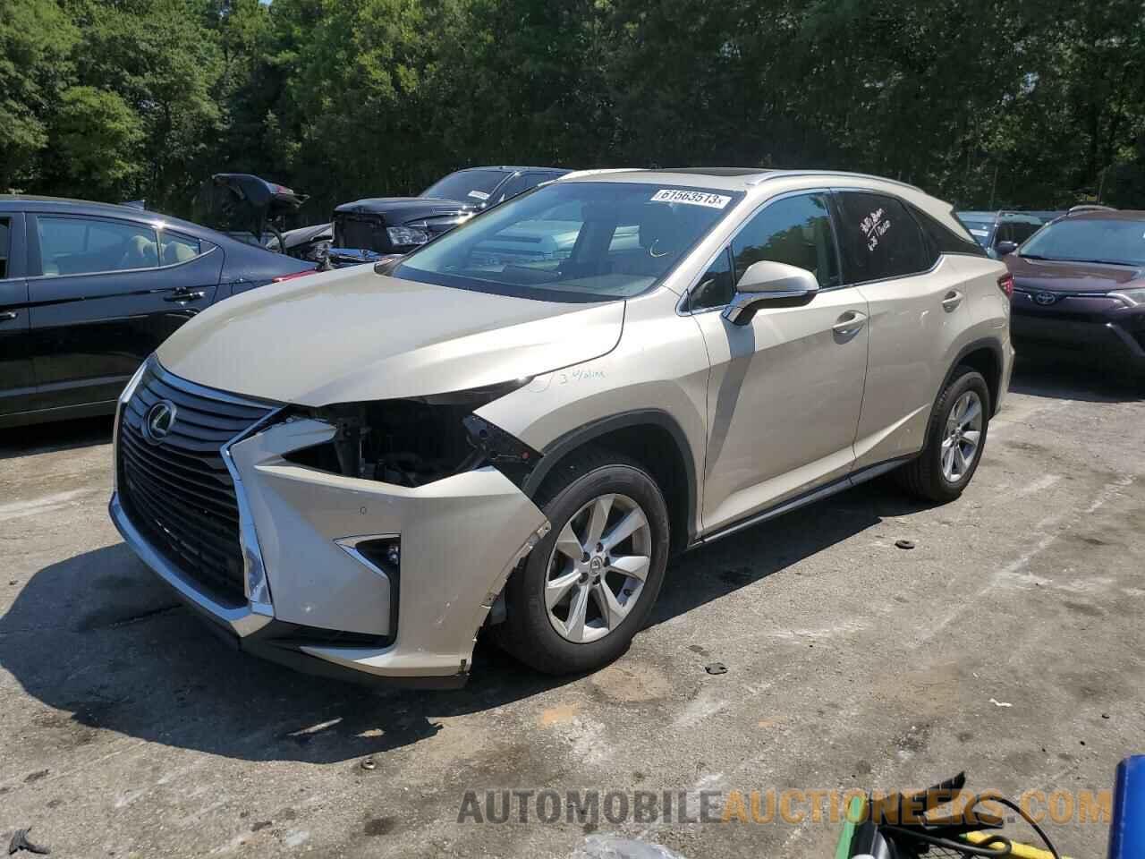 2T2ZZMCA9GC026309 LEXUS RX350 2016