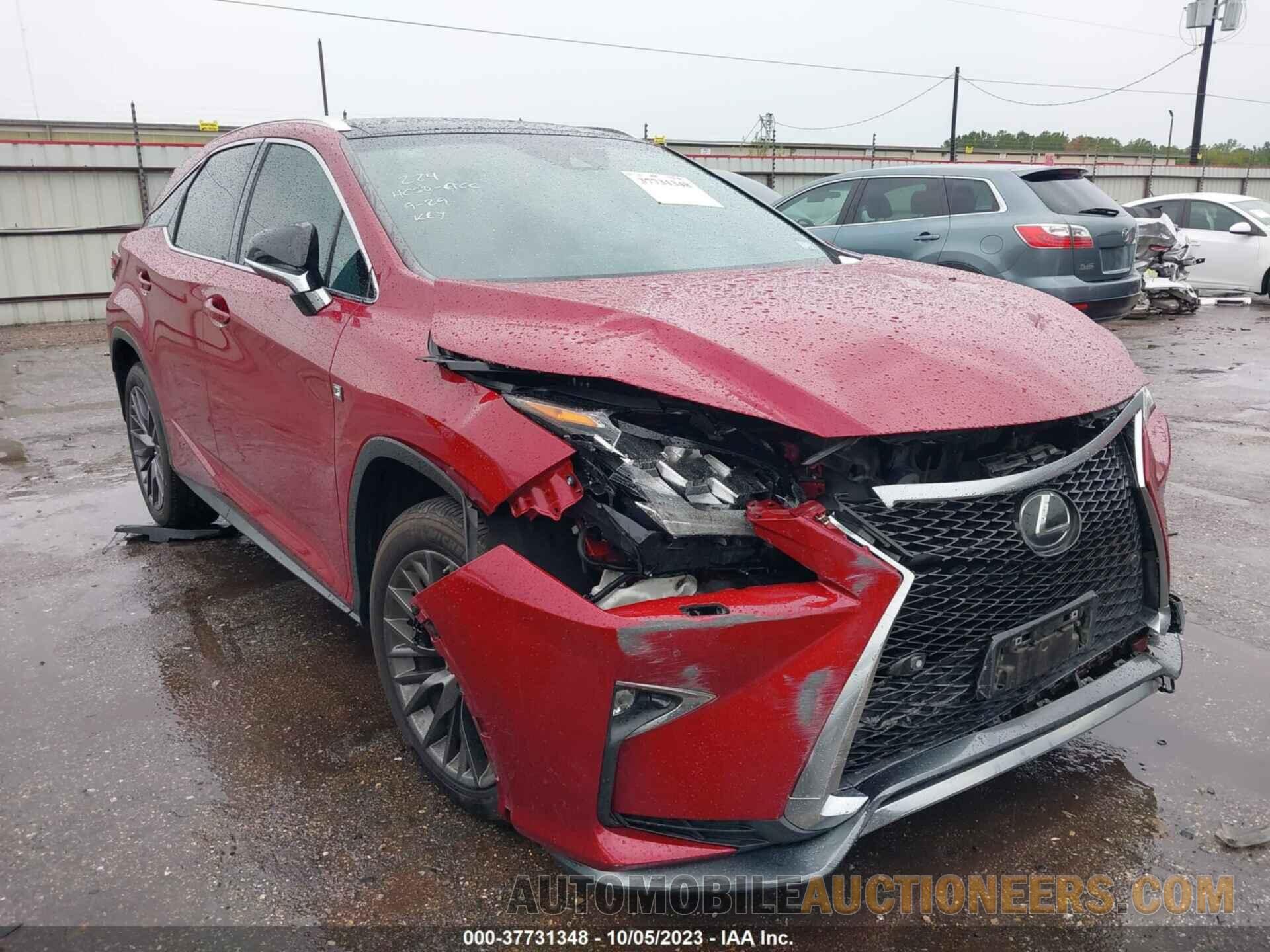 2T2ZZMCA9HC068481 LEXUS RX 2017