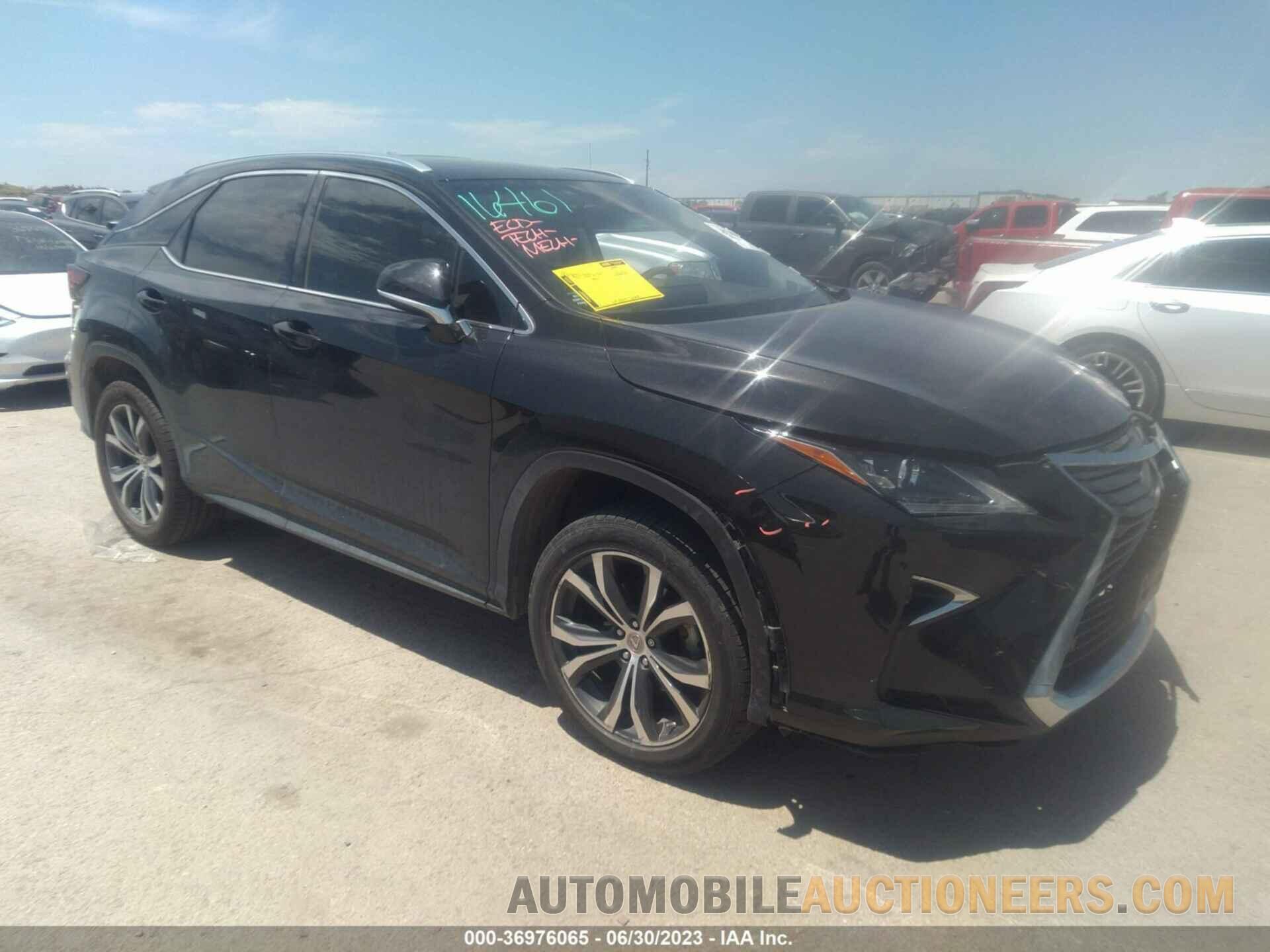 2T2ZZMCA9HC075625 LEXUS RX 2017