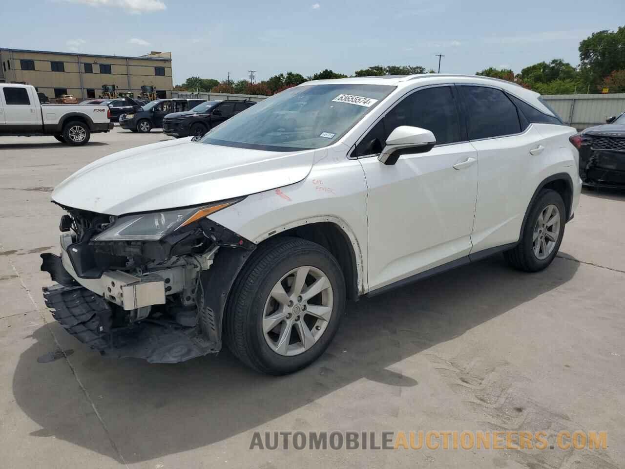 2T2ZZMCAXGC030014 LEXUS RX350 2016