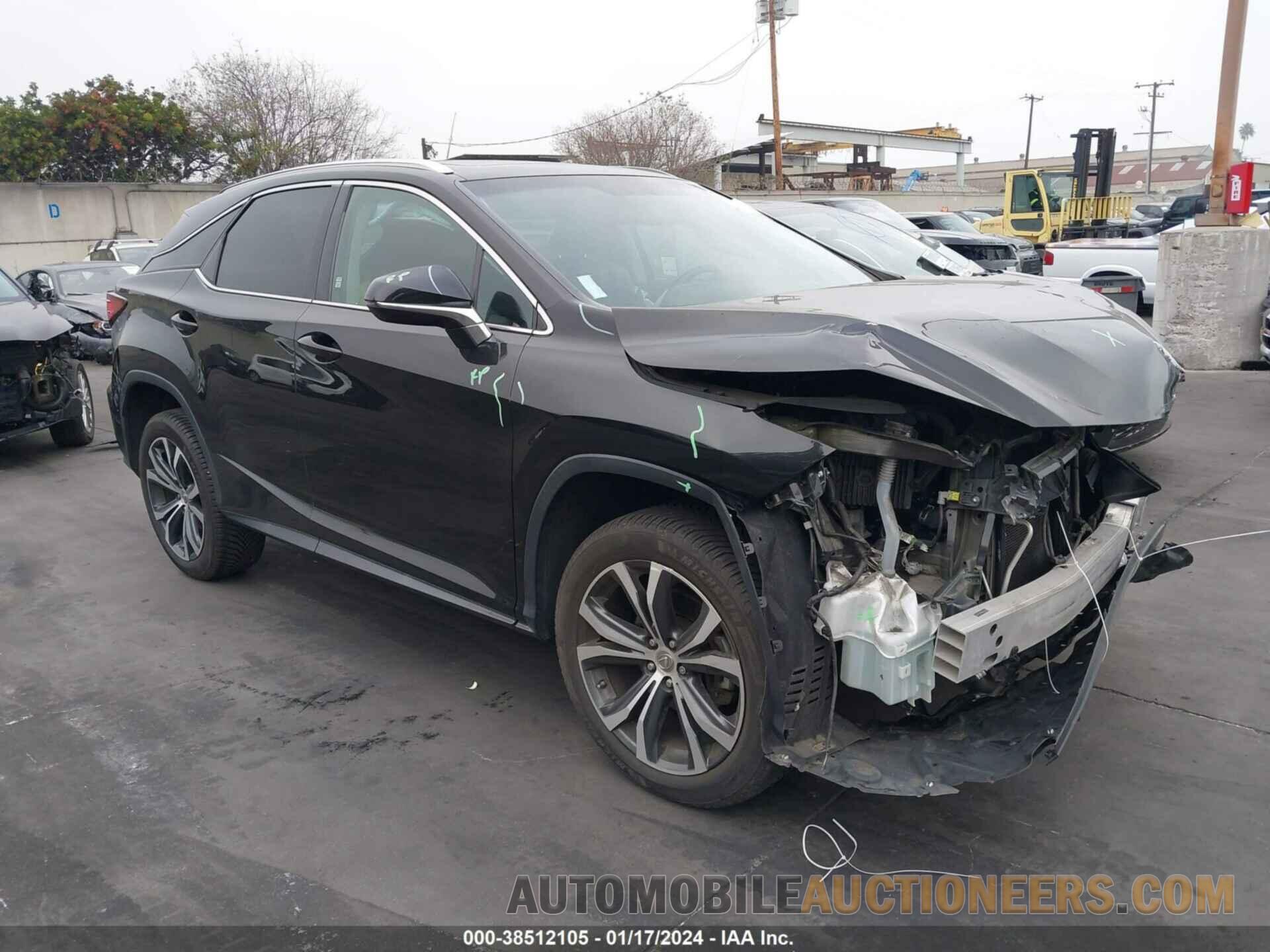 2T2ZZMCAXGC033589 LEXUS RX 350 2016