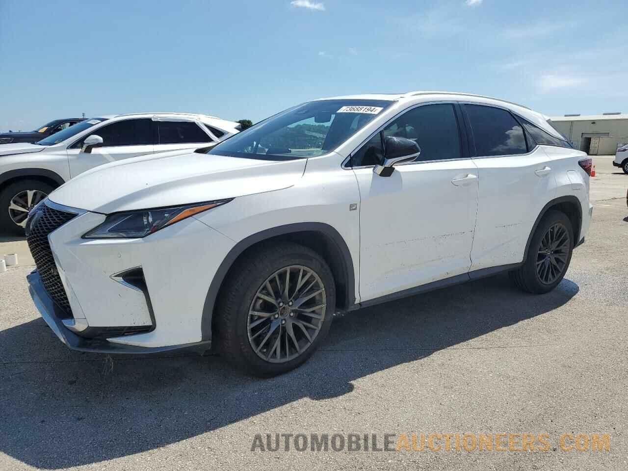 2T2ZZMCAXHC047171 LEXUS RX350 2017