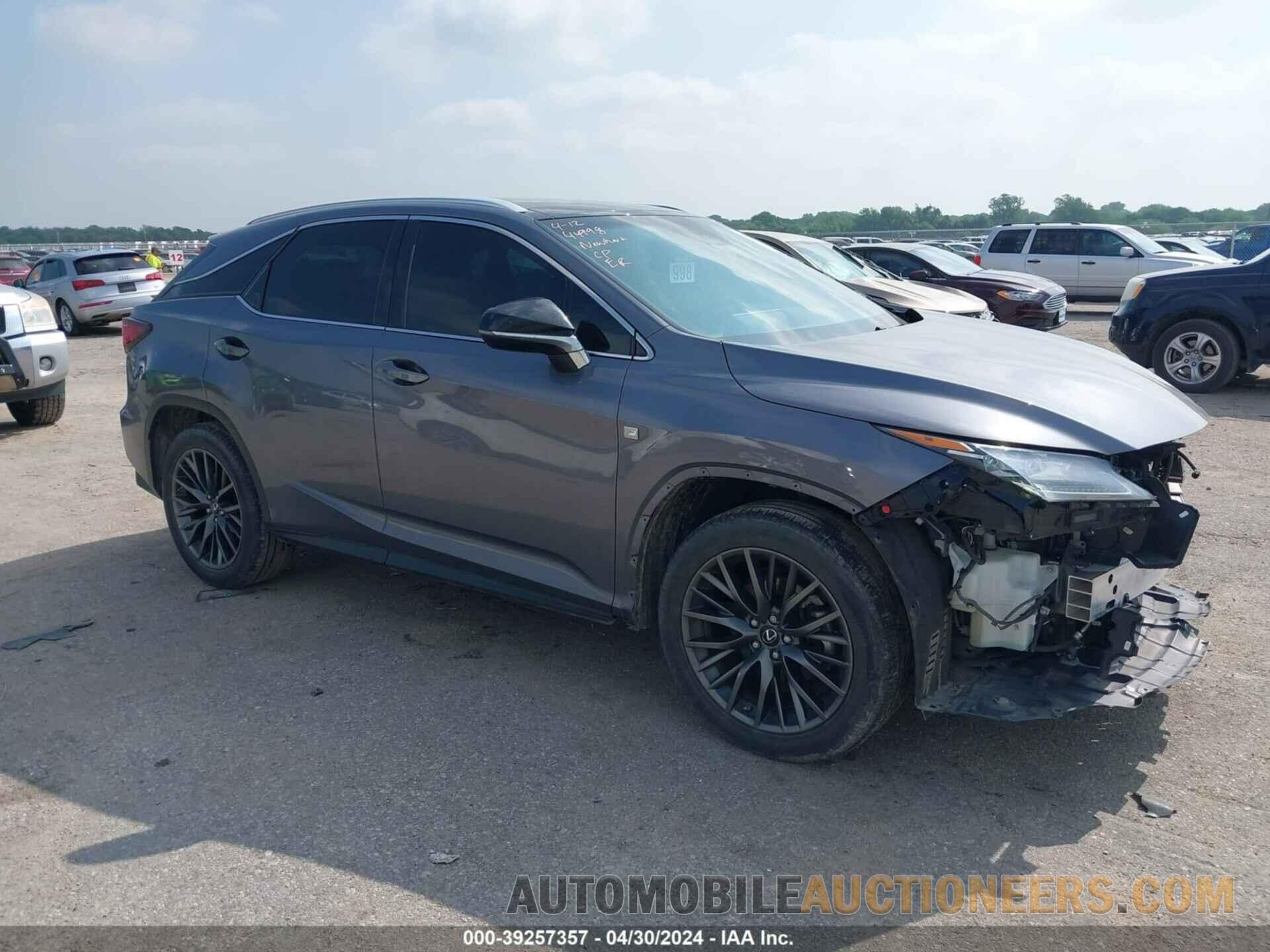 2T2ZZMCAXHC051513 LEXUS RX 350 2017