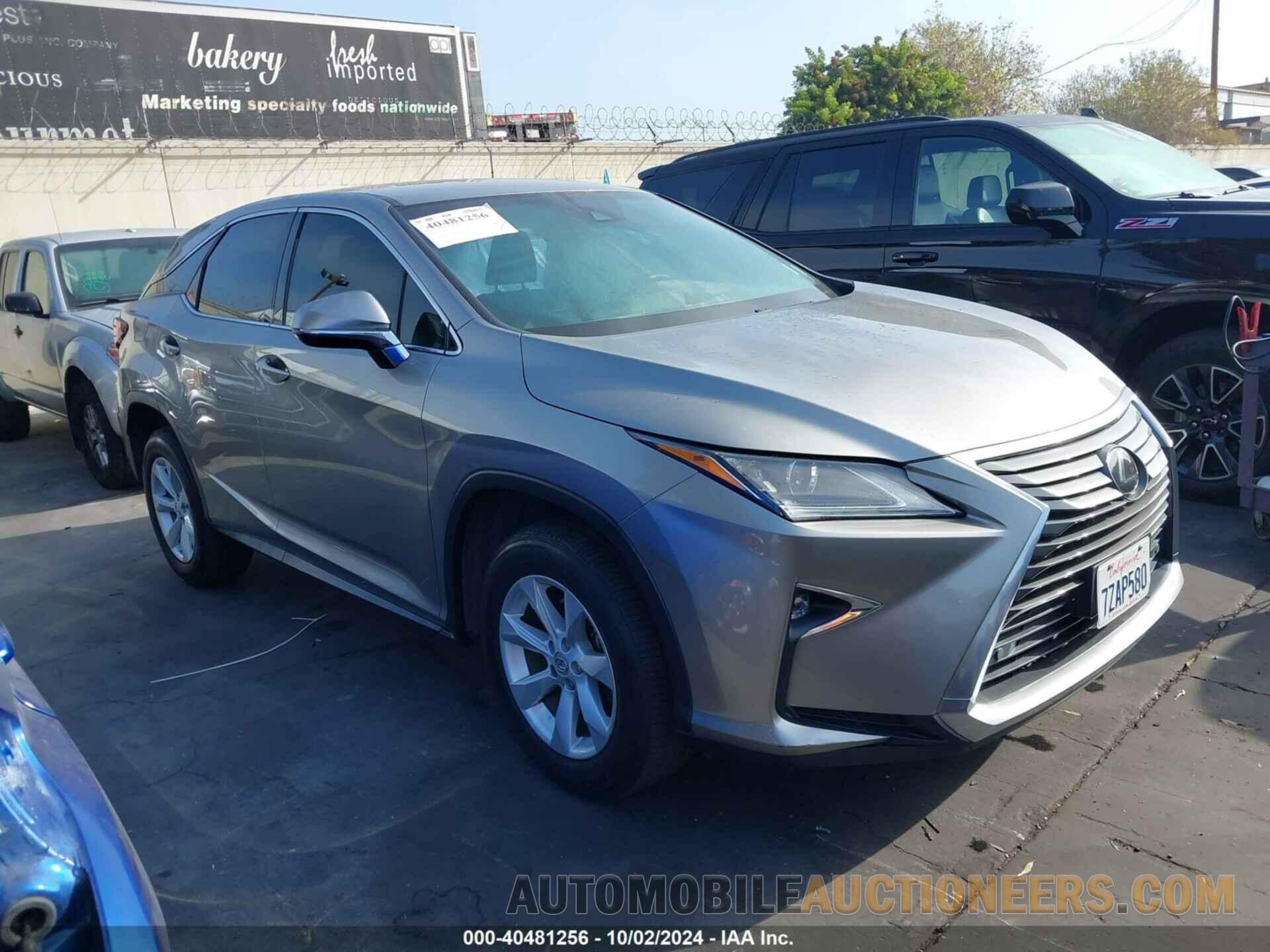 2T2ZZMCAXHC062298 LEXUS RX 350 2017