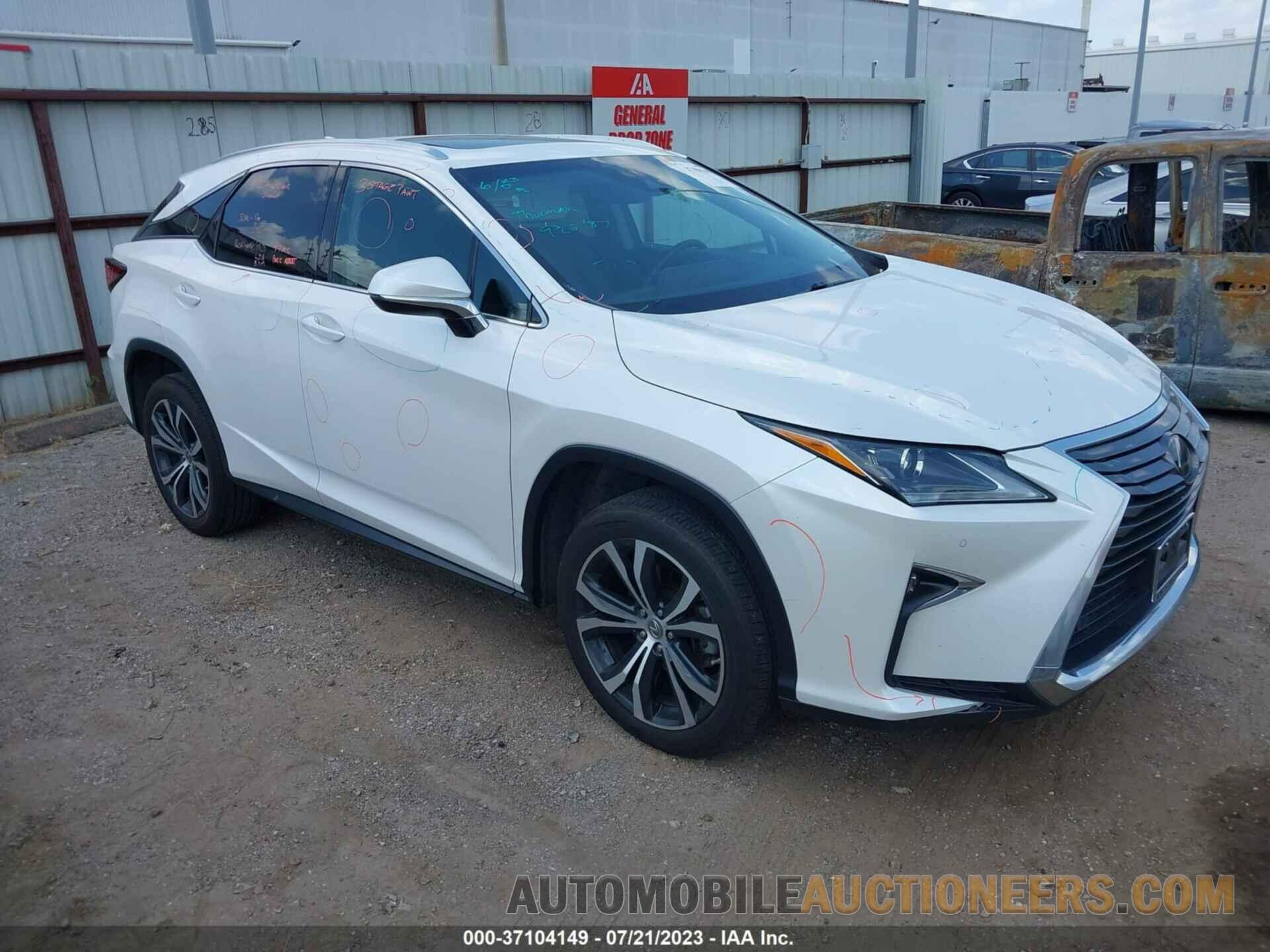 2T2ZZMCAXHC078534 LEXUS RX 2017