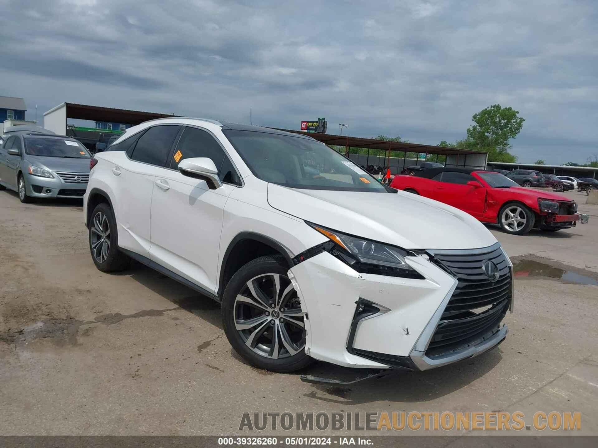 2T2ZZMCAXKC127643 LEXUS RX 2019