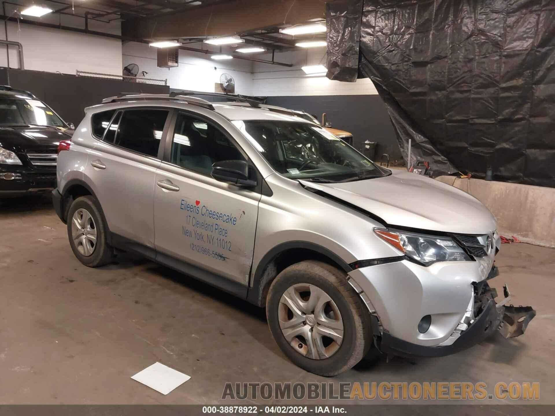 2T3BFREV0FW239181 TOYOTA RAV4 2015