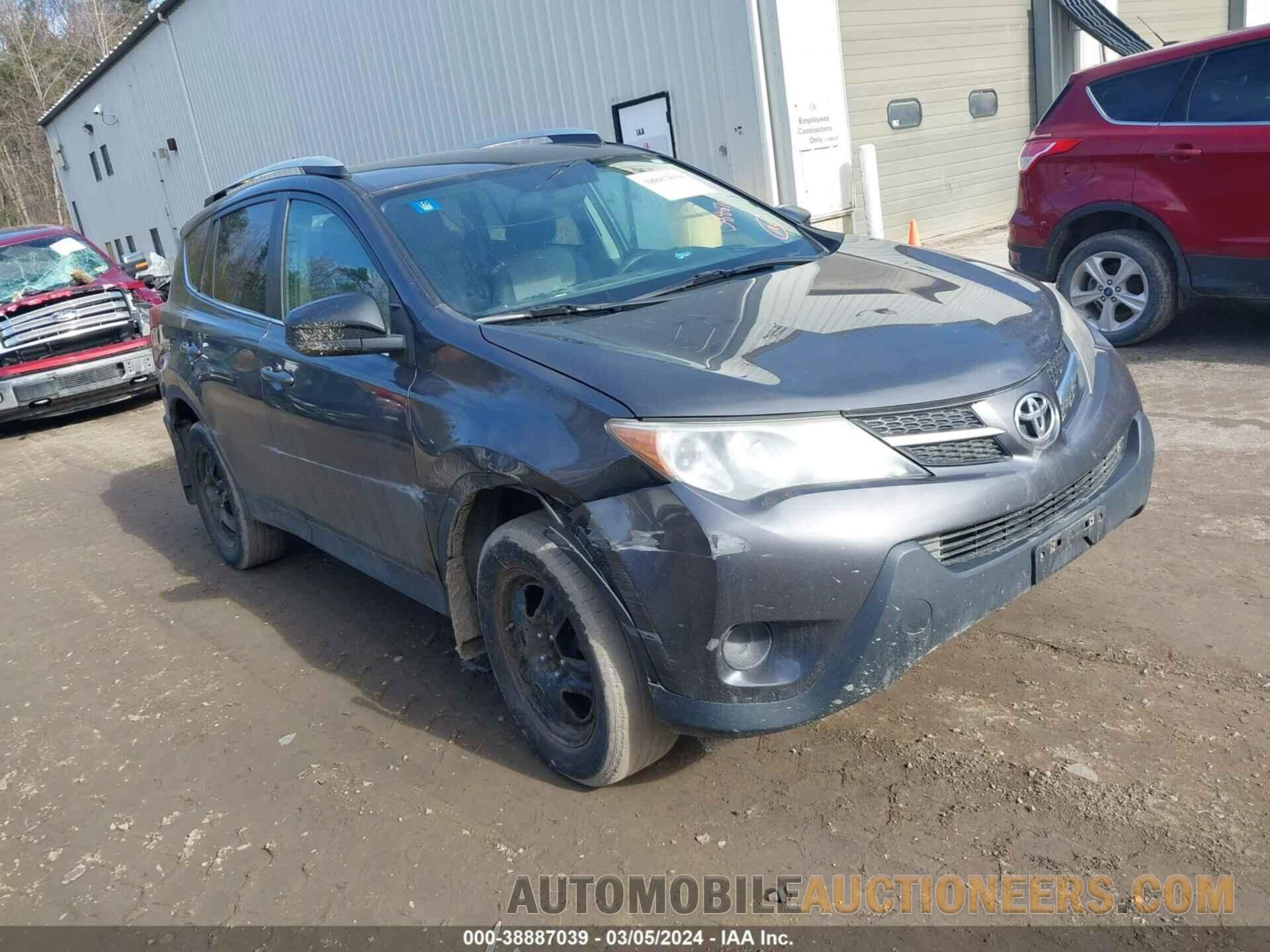 2T3BFREV1FW284288 TOYOTA RAV4 2015