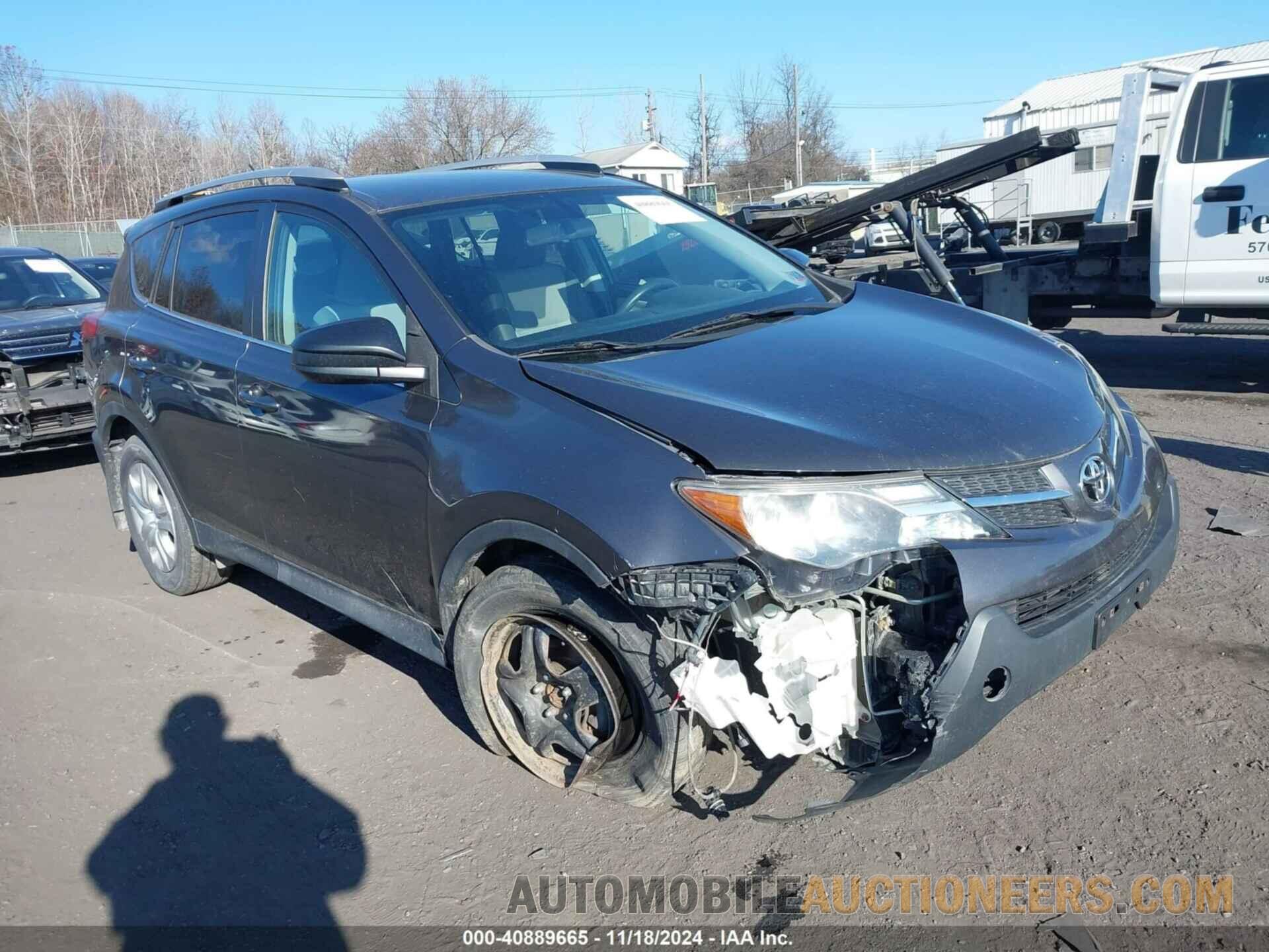 2T3BFREV2FW309781 TOYOTA RAV4 2015