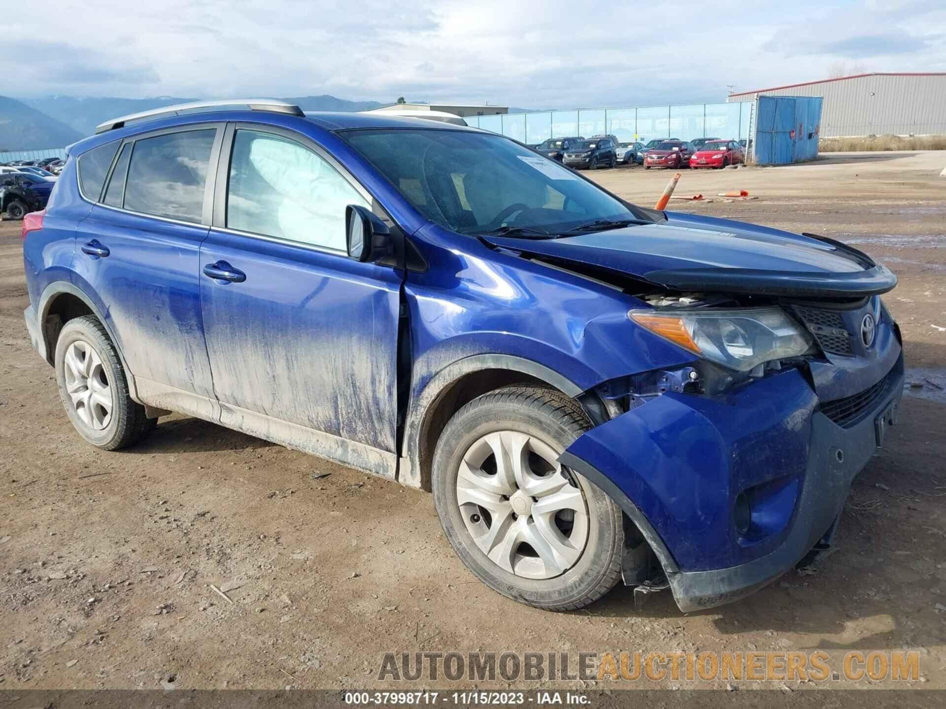 2T3BFREV3FW399507 TOYOTA RAV4 2015