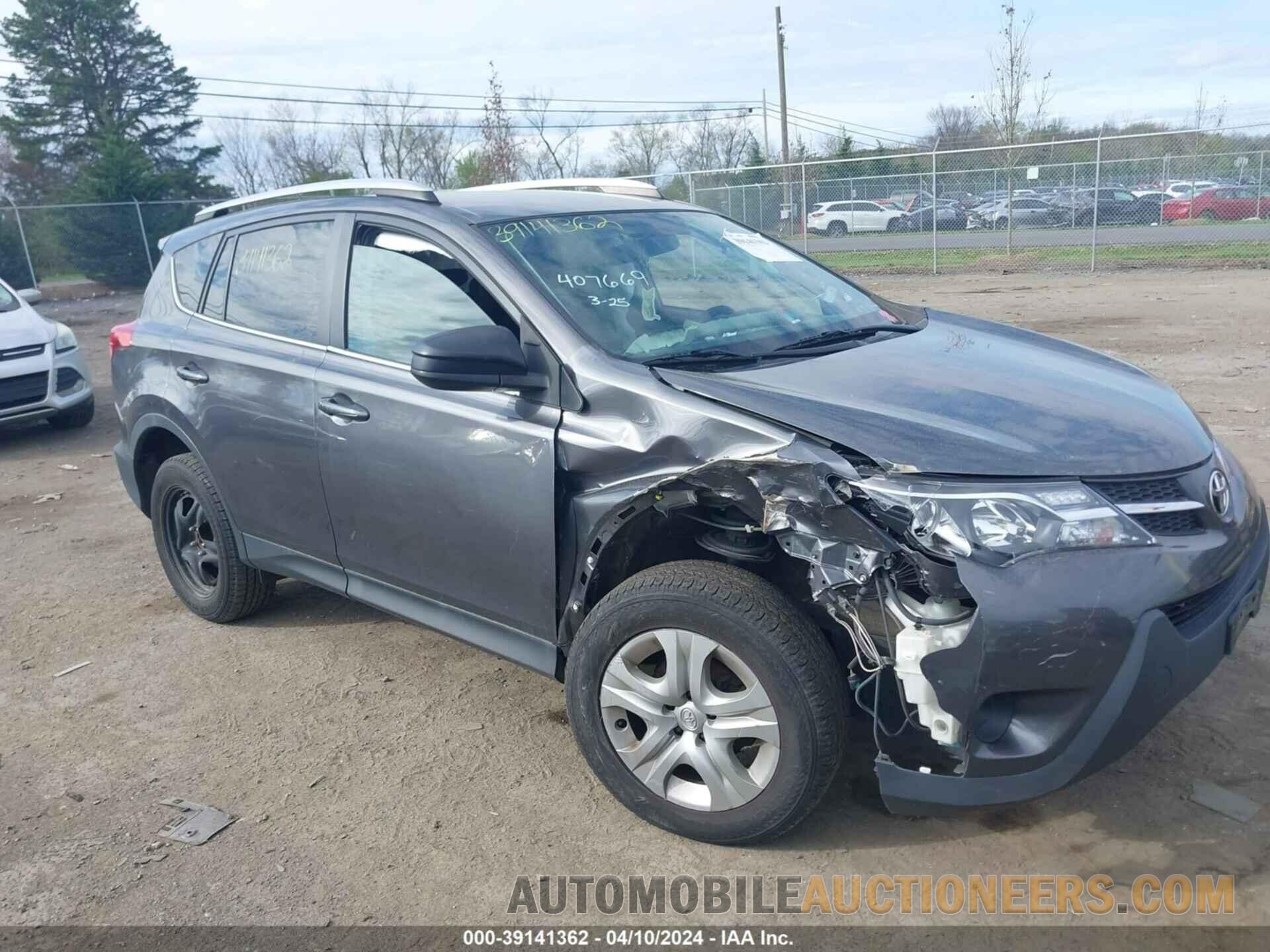 2T3BFREV3FW408626 TOYOTA RAV4 2015