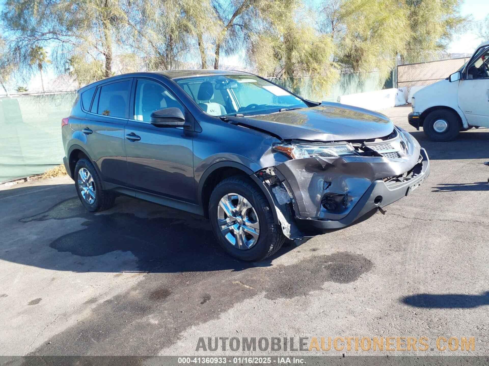 2T3BFREV4FW315176 TOYOTA RAV4 2015